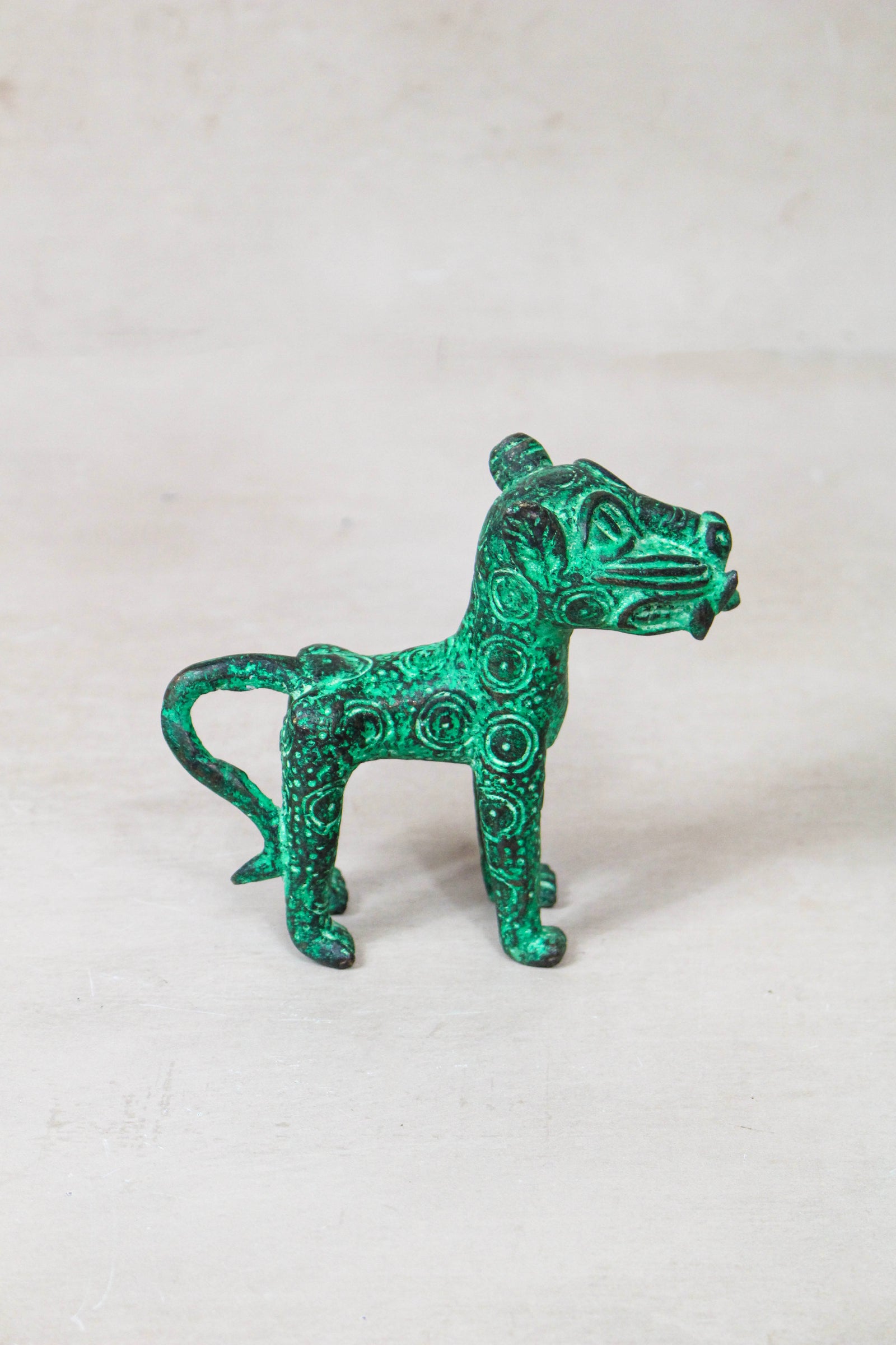 Benin Leopard sculpture - Bronze 56.21