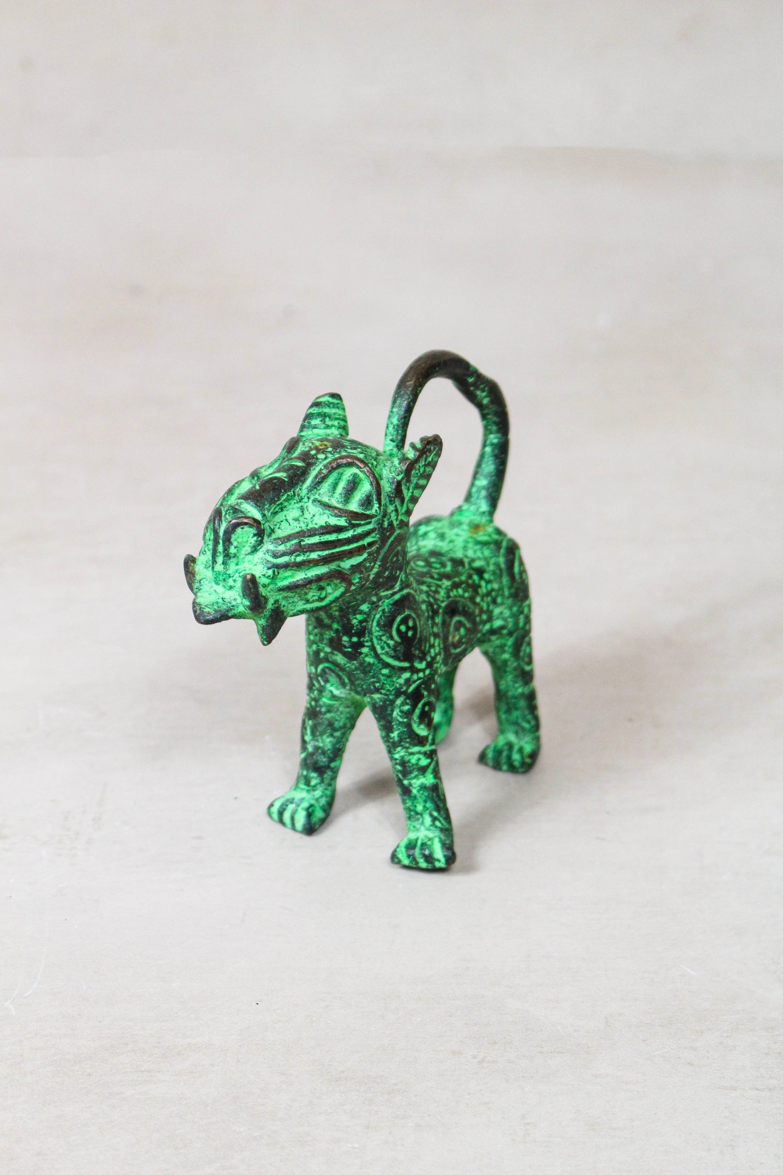 Benin Leopard sculpture - Bronze 56.22