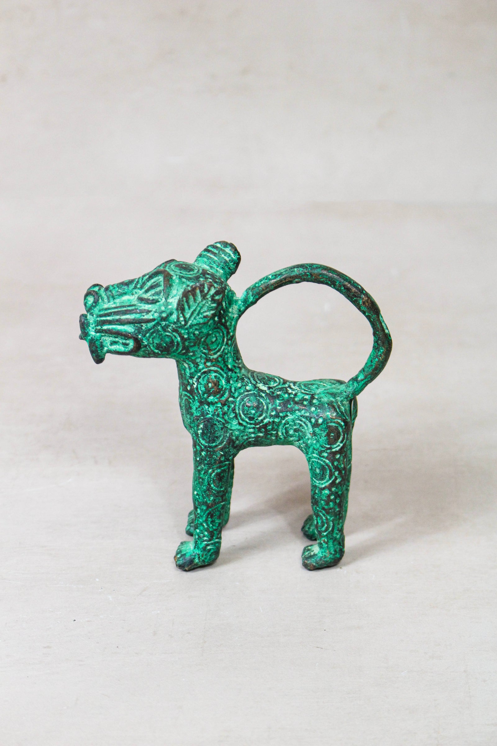 Benin Leopard sculpture - Bronze 56.23