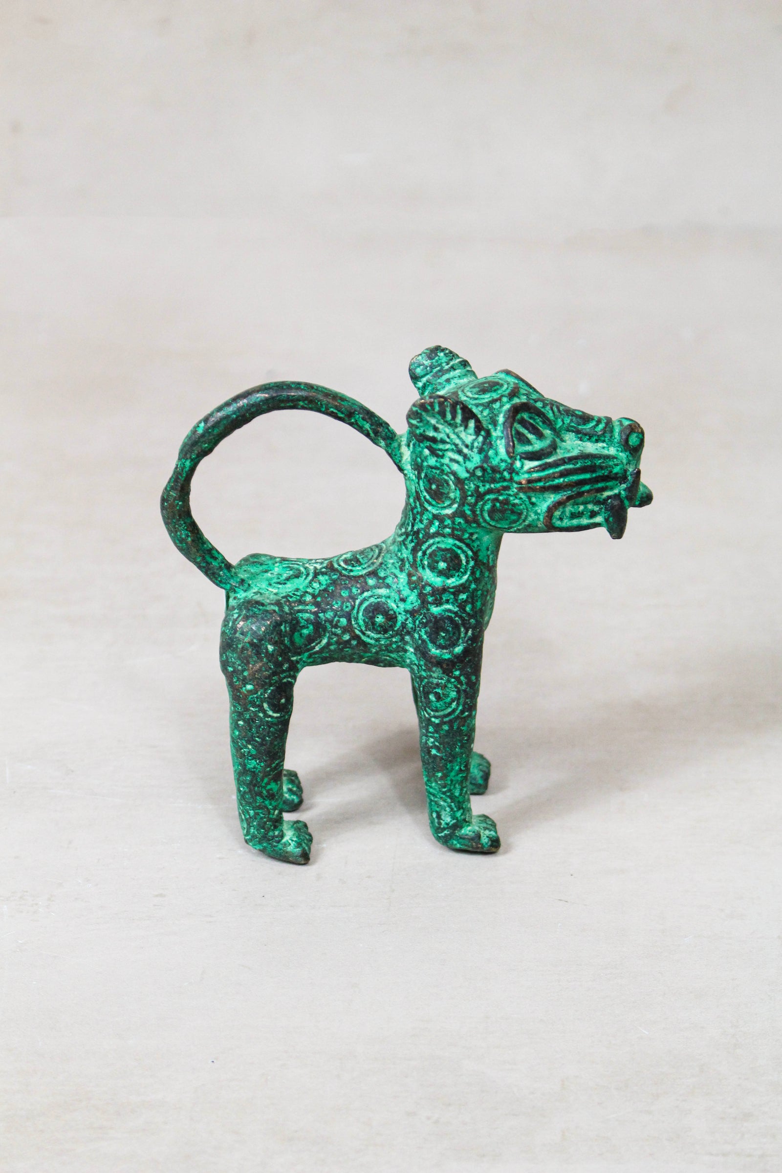 Benin Leopard sculpture - Bronze 56.23