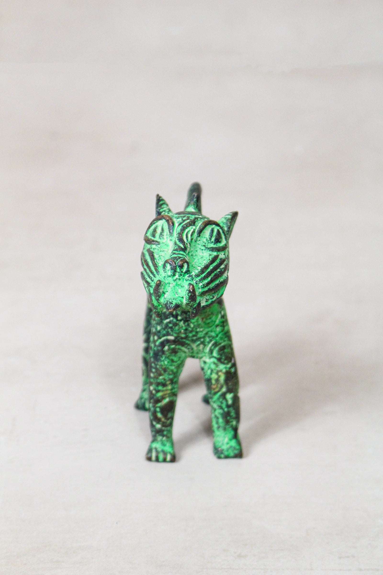 Benin Leopard sculpture - Bronze 56.24