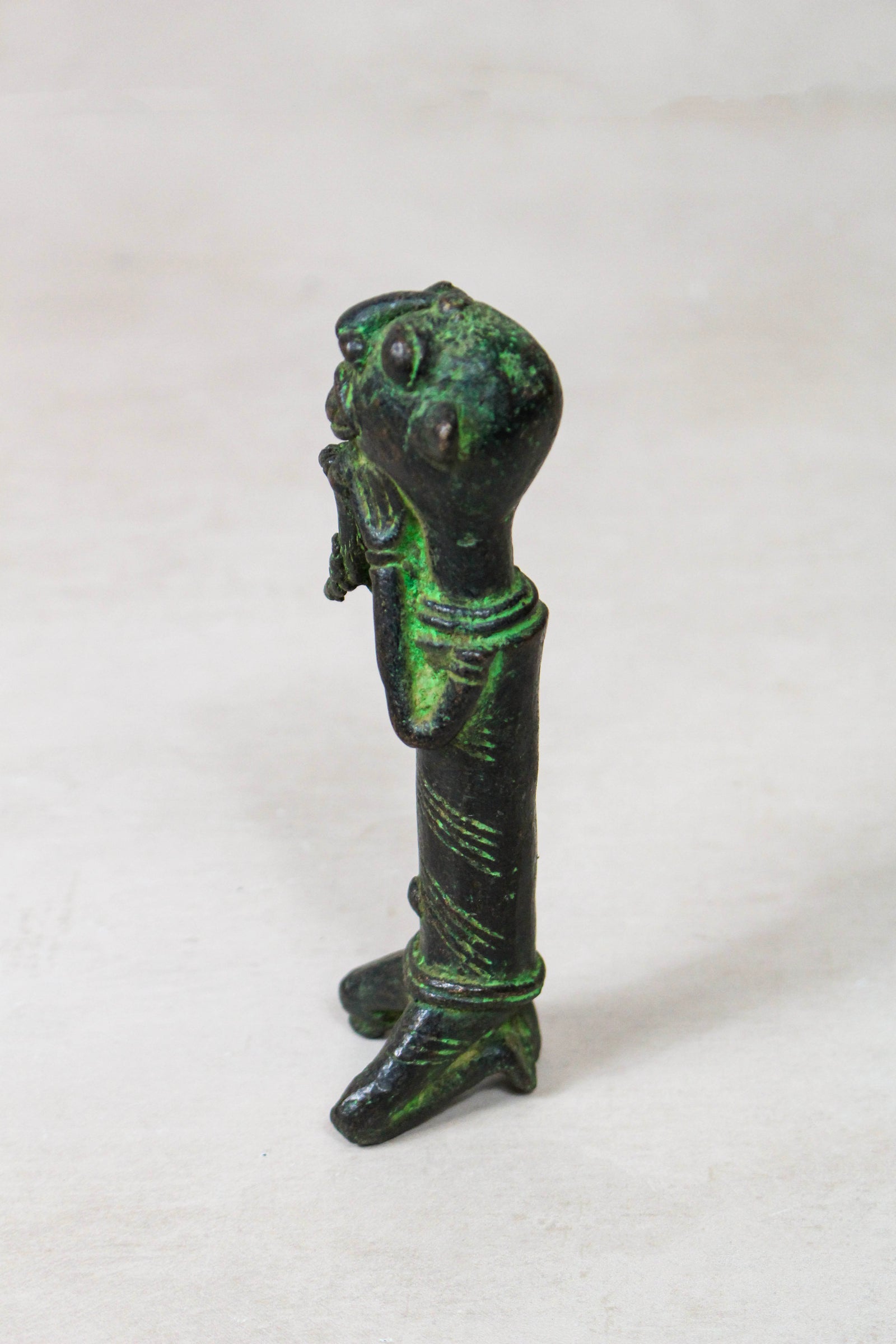 Benin Bronze Statue - 79.9