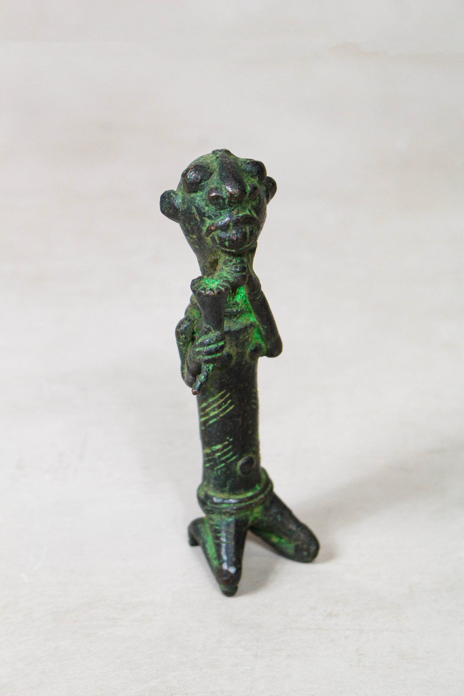 Benin Bronze Statue - 79.9