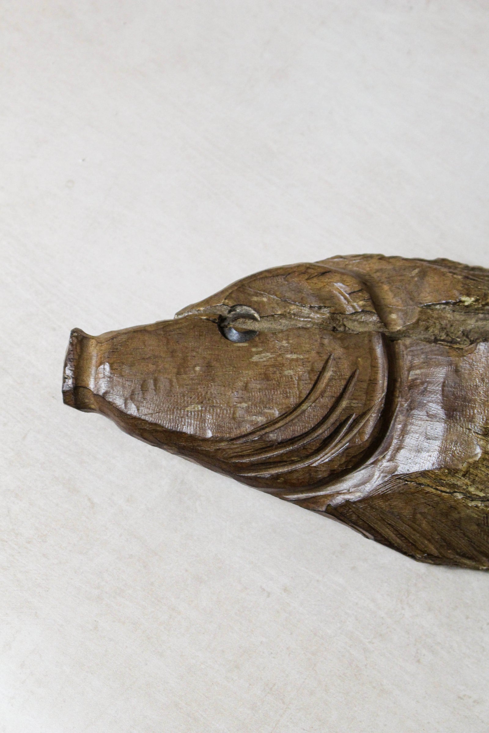 Driftwood Hand Carved Fish - 116.11
