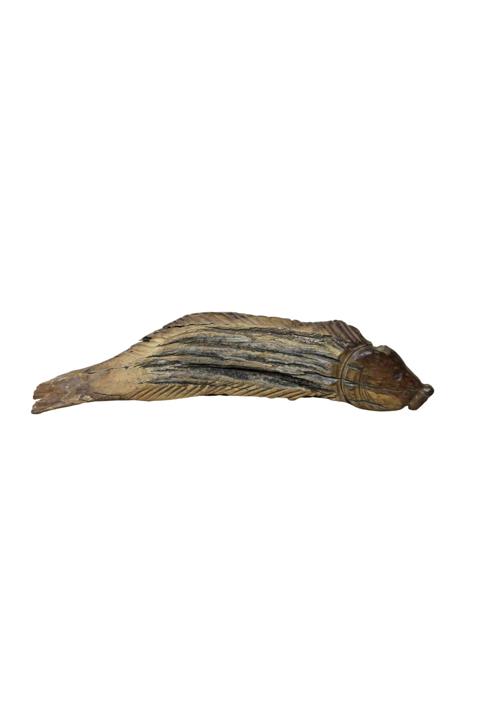 Driftwood Hand Carved Fish - 116.13