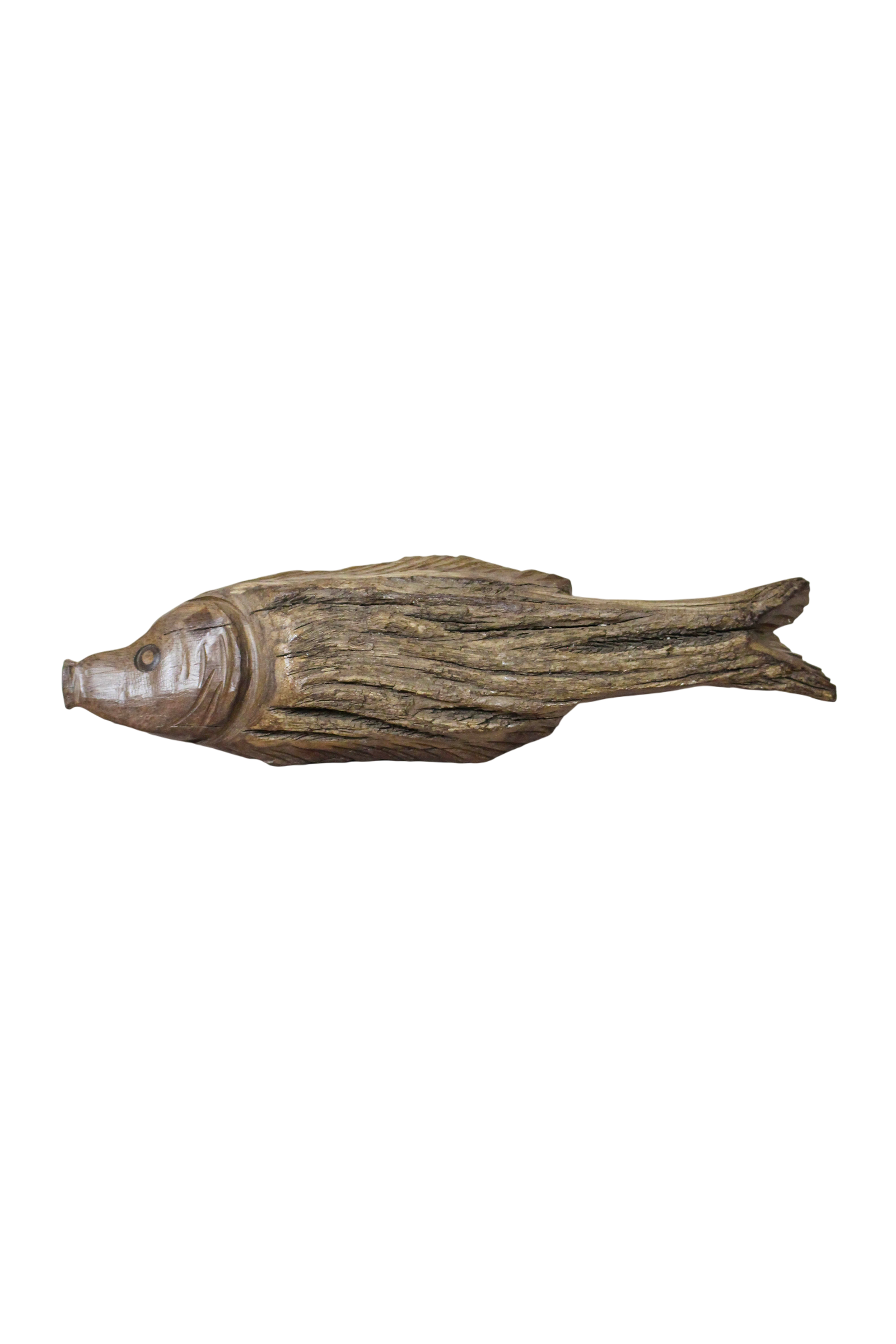 Driftwood Hand Carved Fish - 116.14