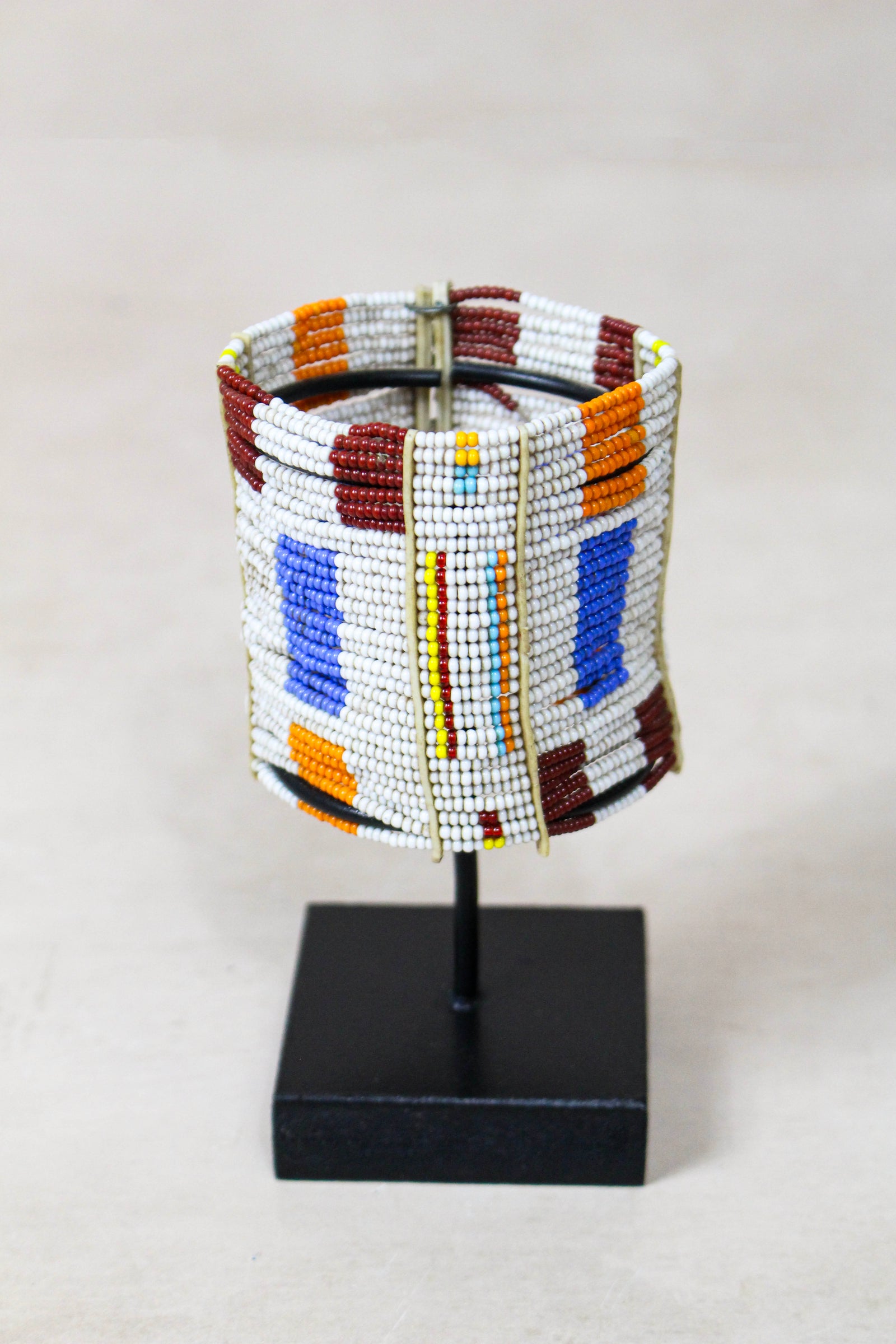 Beaded Masai Cuff Bracelet - 120.4