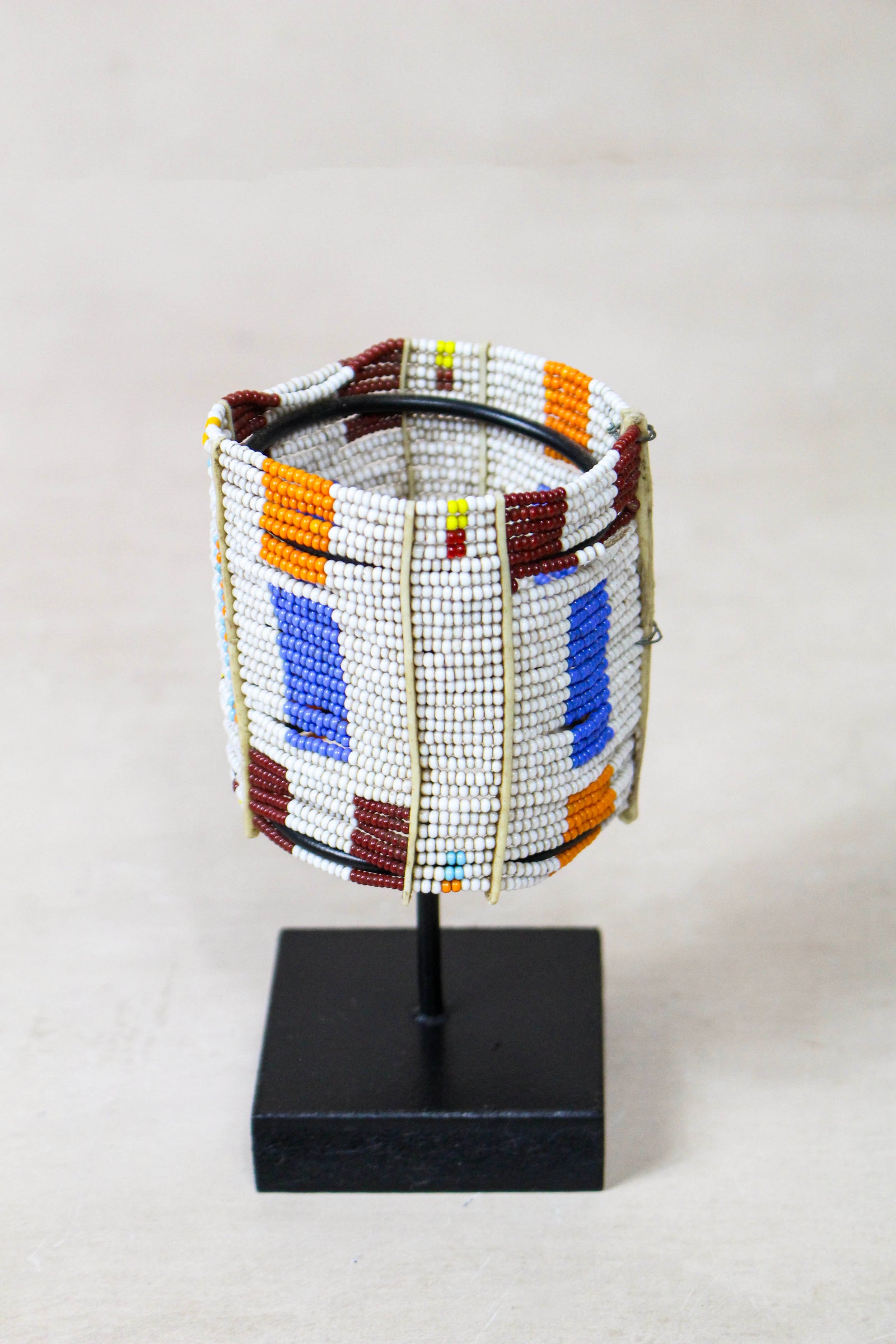 Beaded Masai Cuff Bracelet - 120.4