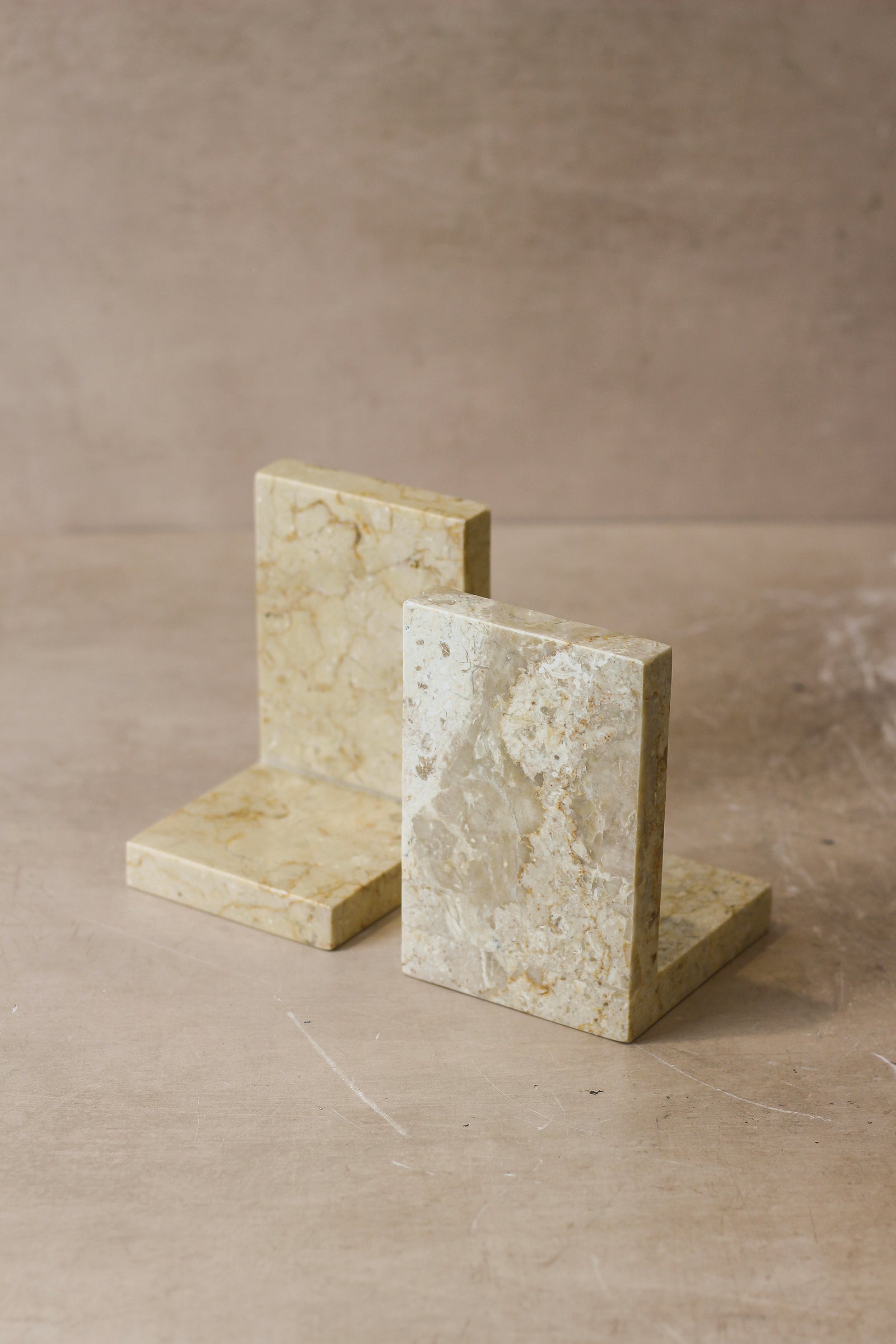 Marble Square Bookends