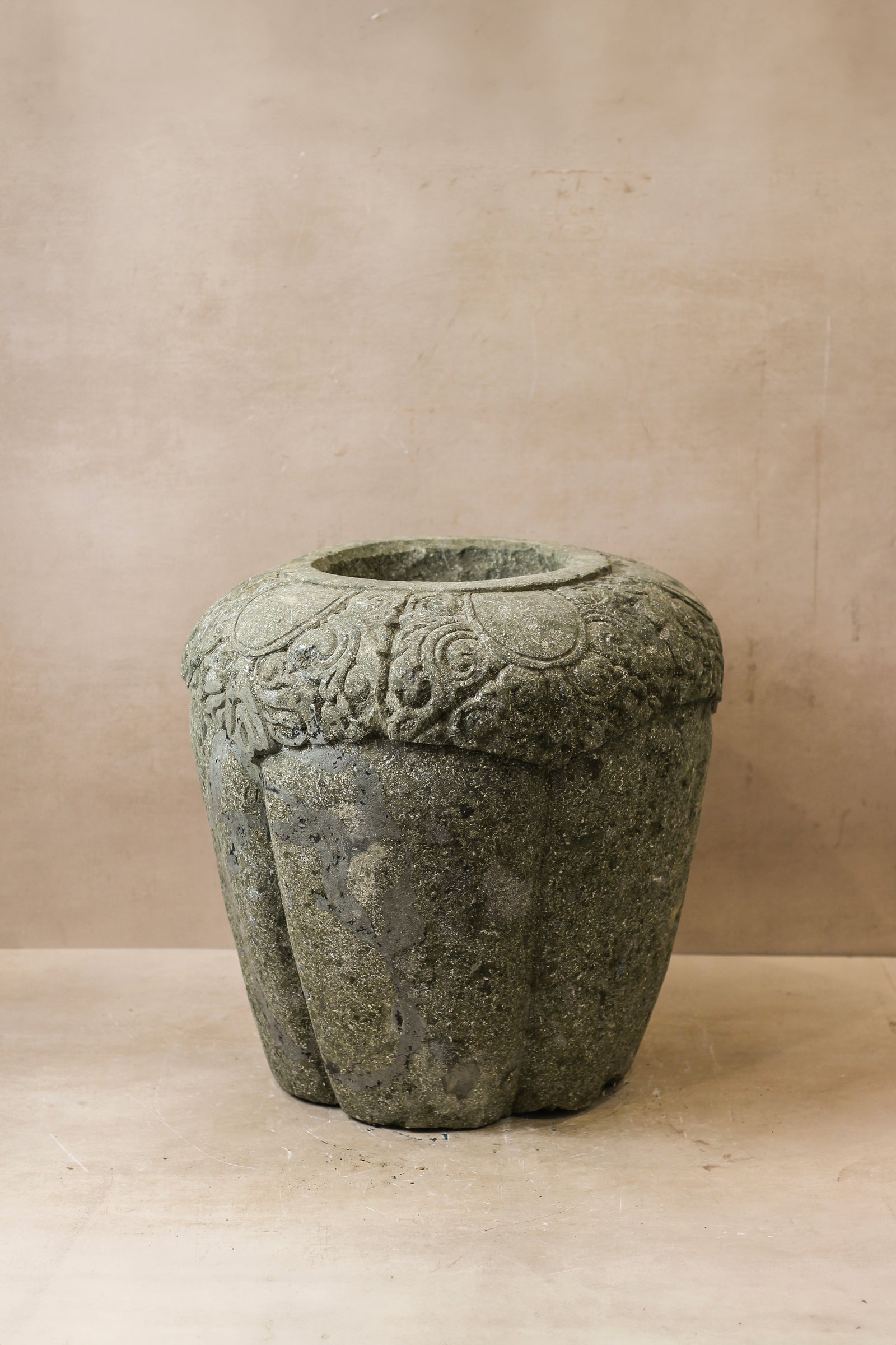 Vintage Decorative Stone Pot - No 1