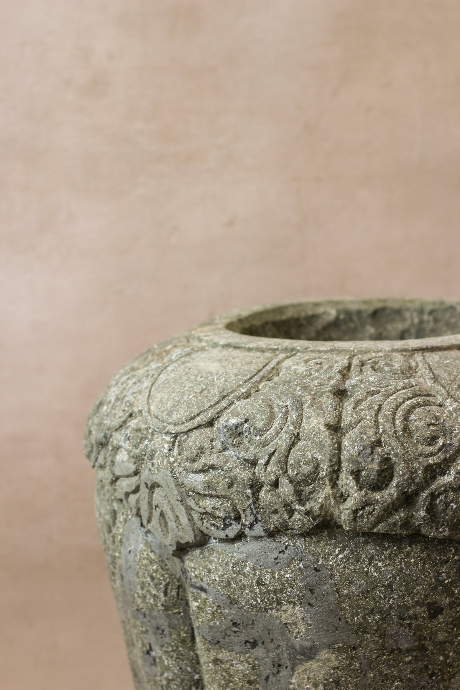 Vintage Decorative Stone Pot - No 1