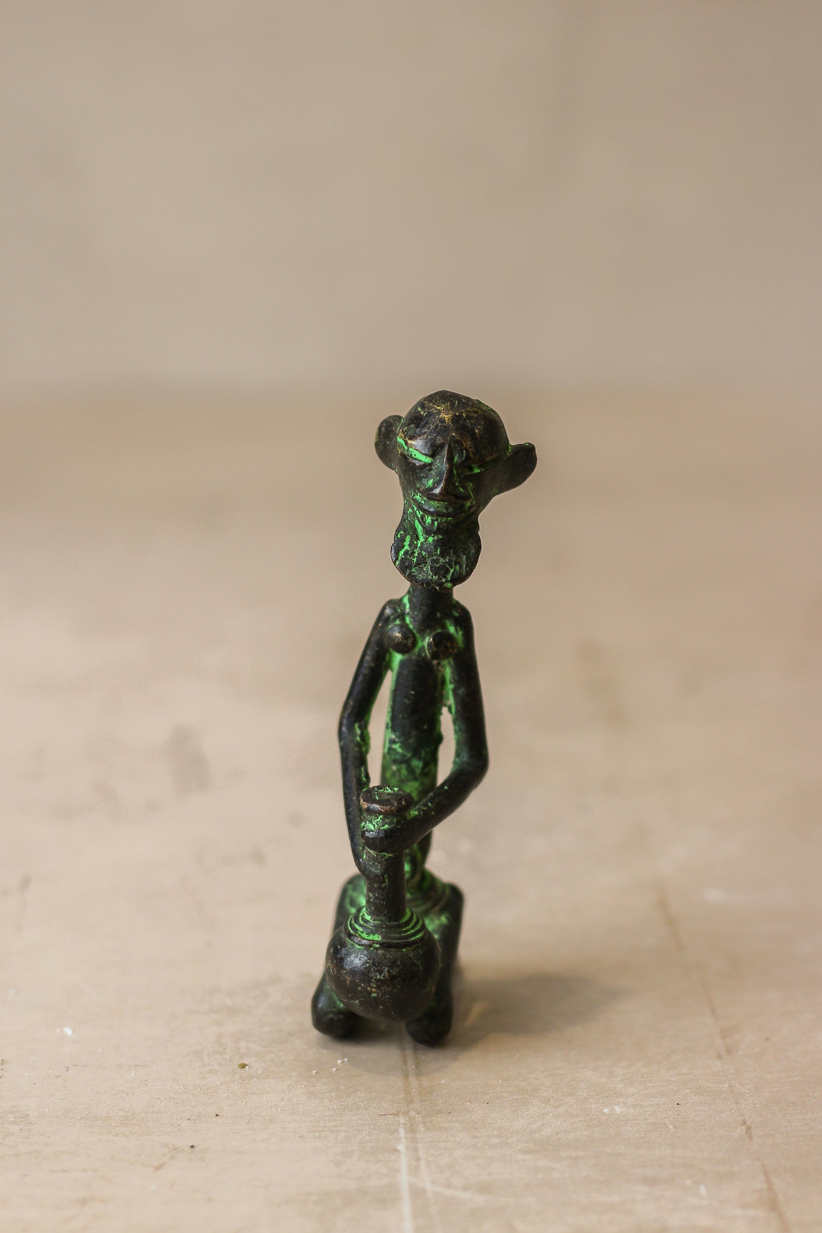 Benin Bronze Statue - 79.3