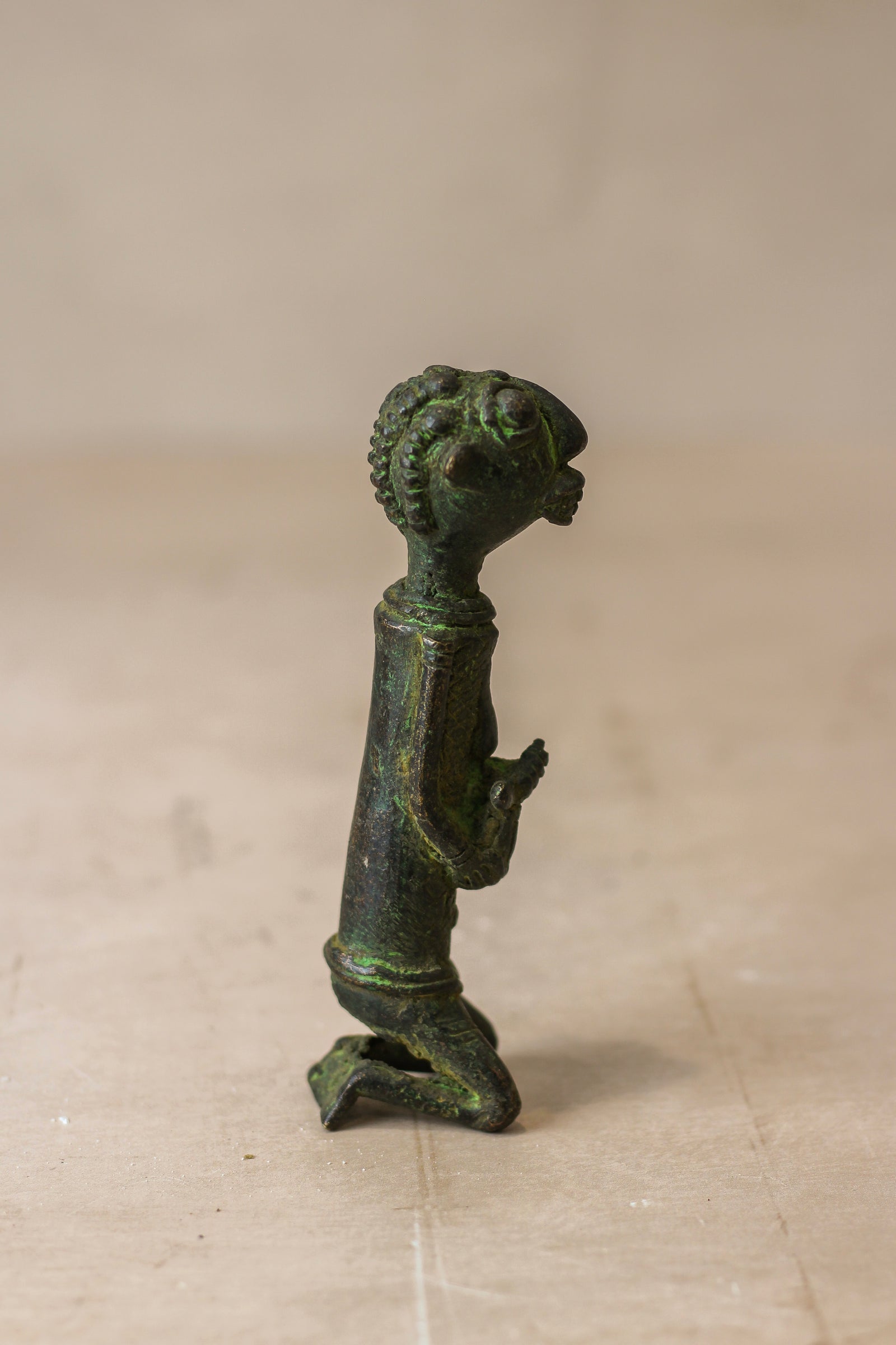 Benin Bronze Statue - 79.4