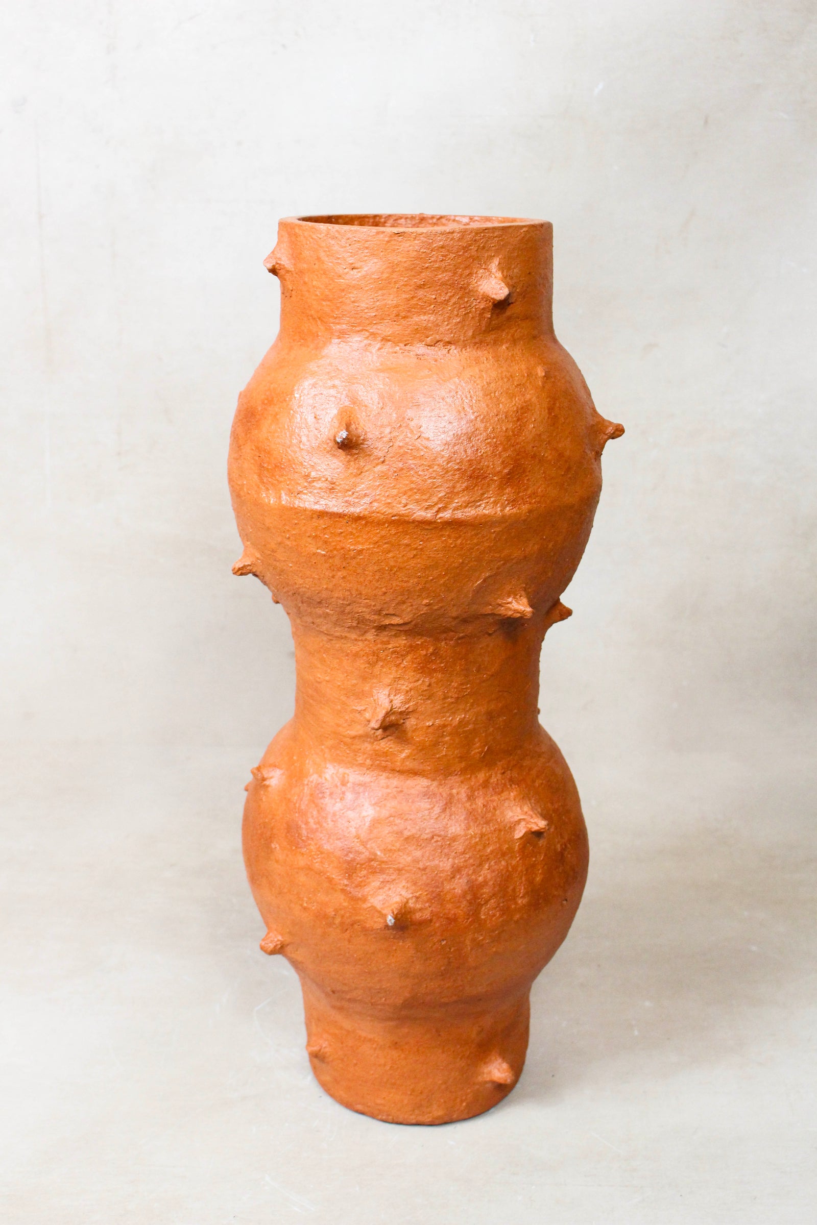 Gege Paper Mache Vase Carbon No51