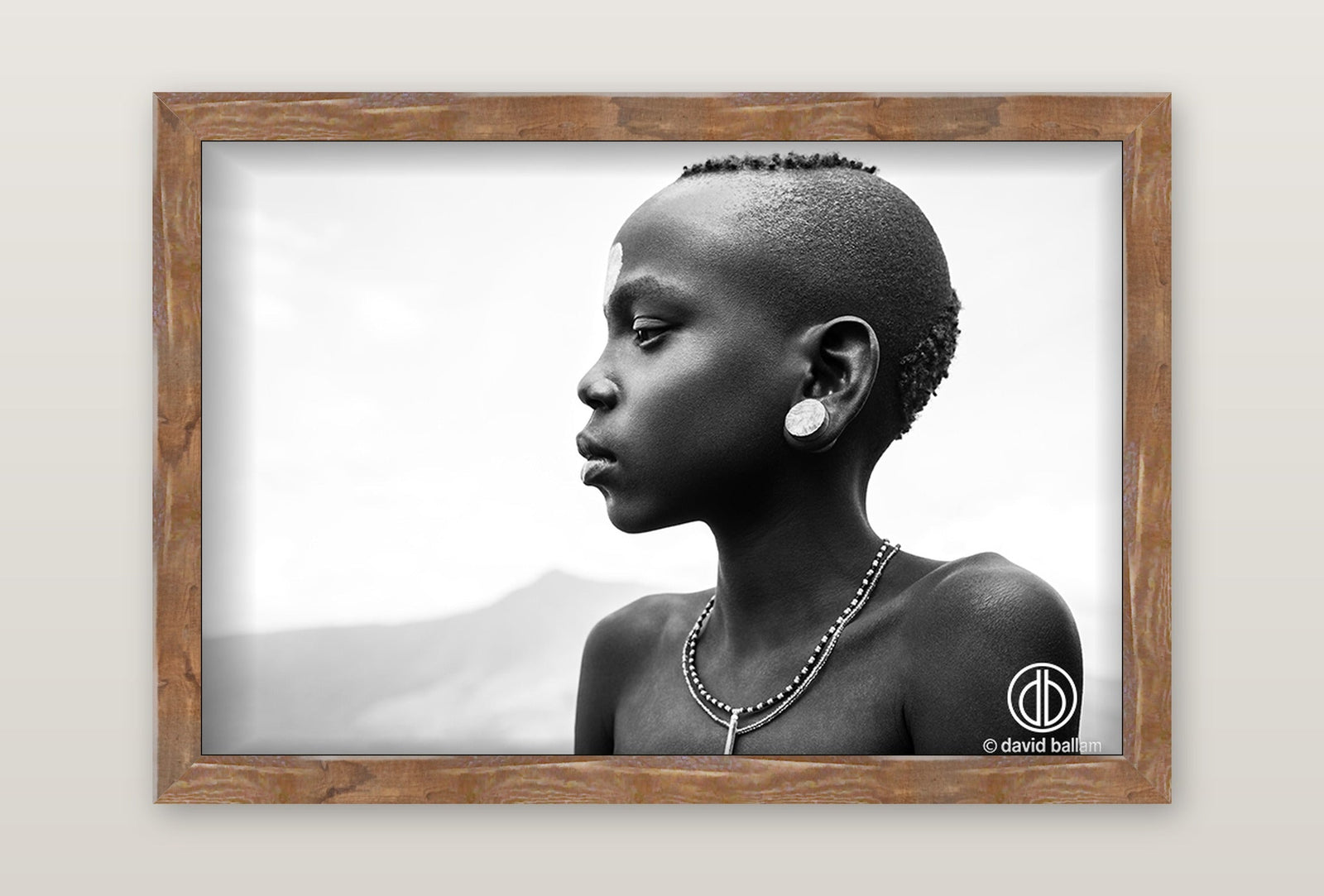 David Ballam - Omo Valley 08 framed