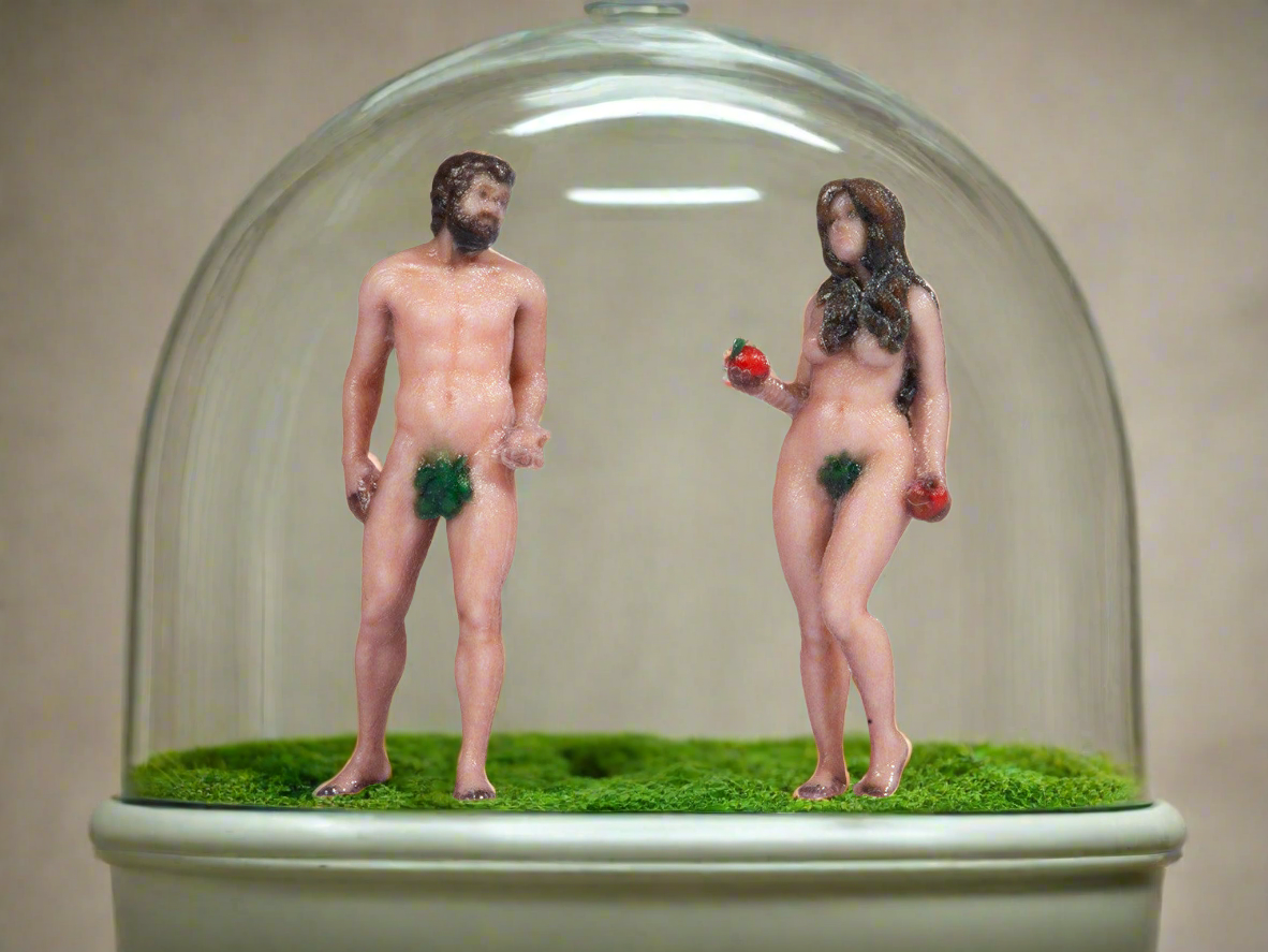 Adam and Eve Terrarium Figures 10801