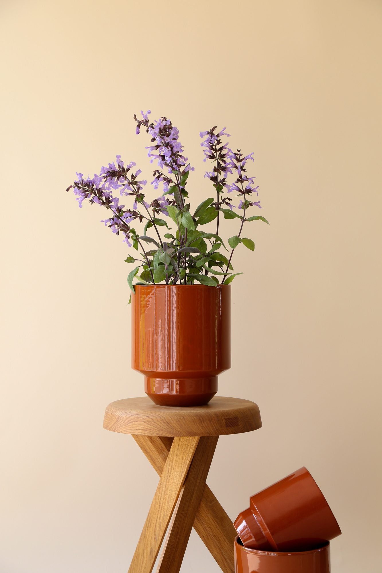 Hoff Plant Pot Glazed