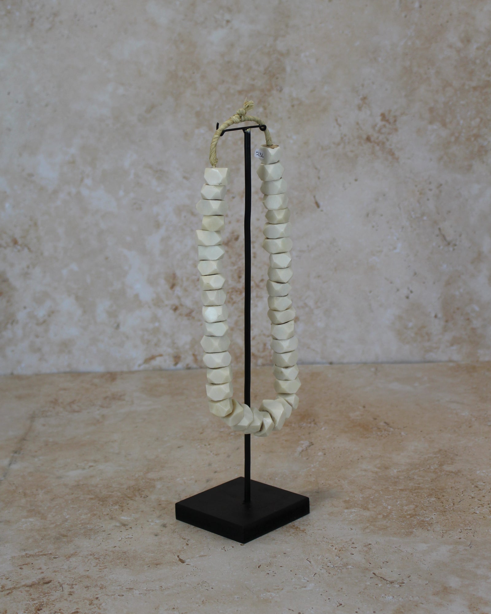 Kenya Bone Bead Necklace - 236.3