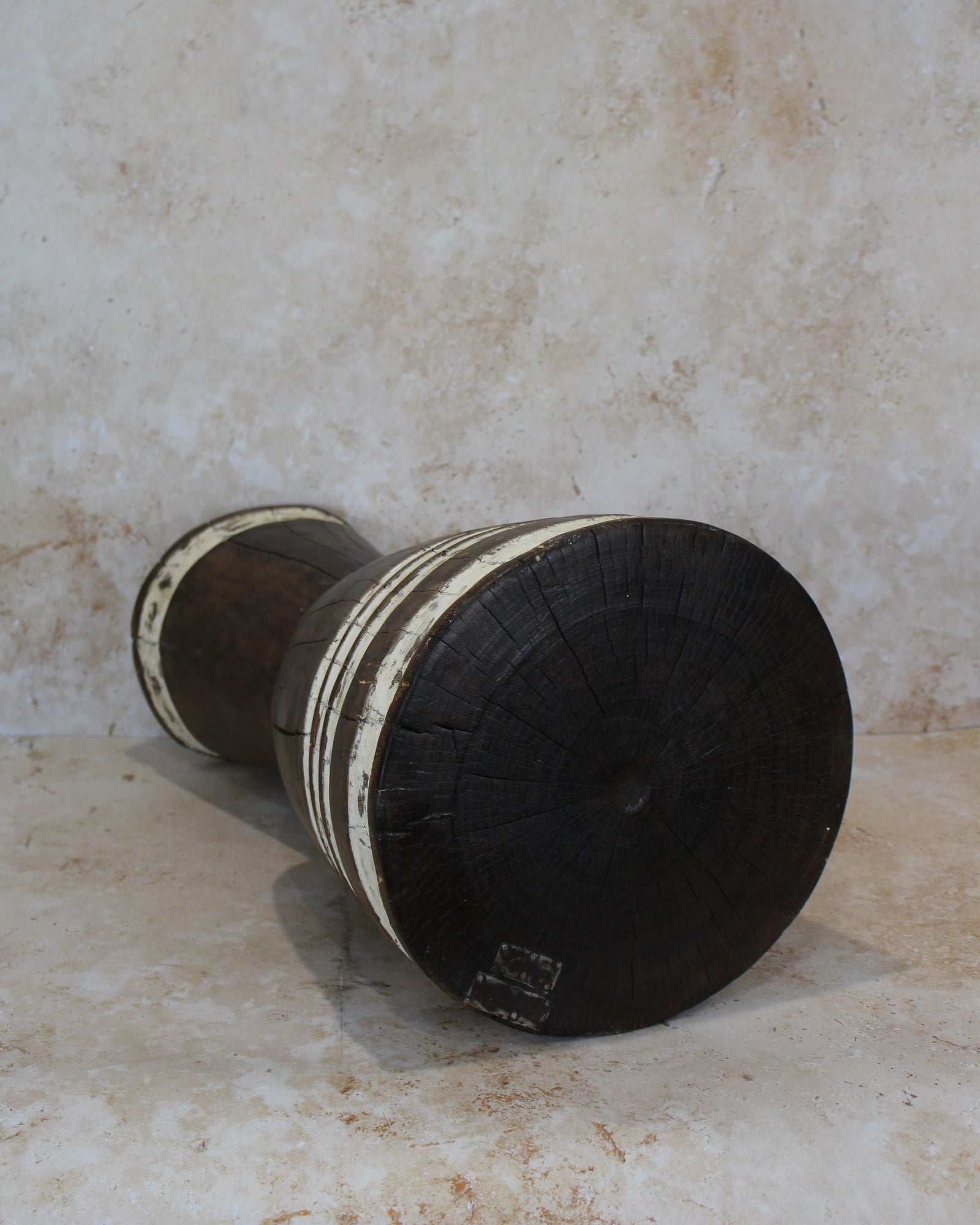 Tapered Wood Side Table - Cameroon - 93.2