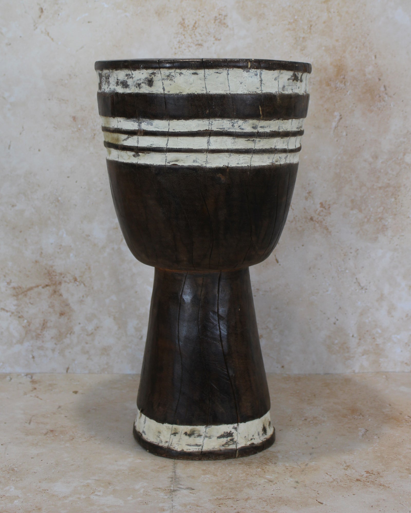 Tapered Wood Side Table - Cameroon - 93.2