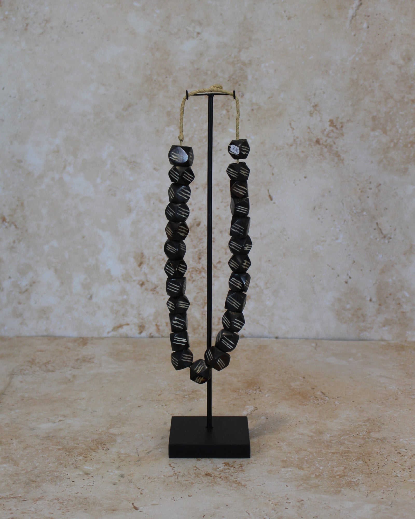 Kenya Bone Bead Necklace - 236.2