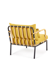 Rene Barba Lounge Chair Black & Ocher