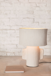 White Earth Table Lamp