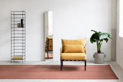 Rene Barba Lounge Chair Black & Ocher