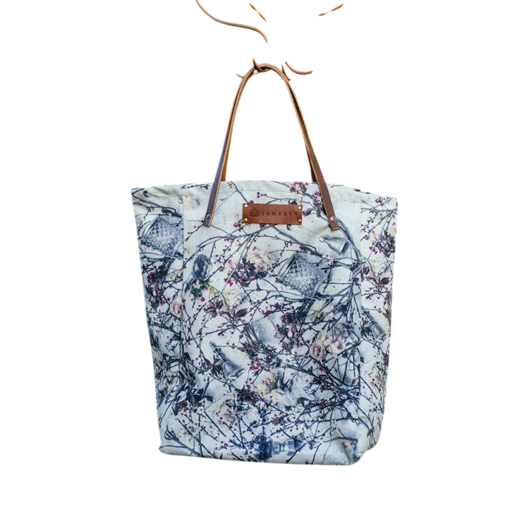 Shopper Tote - Blushing Bloom