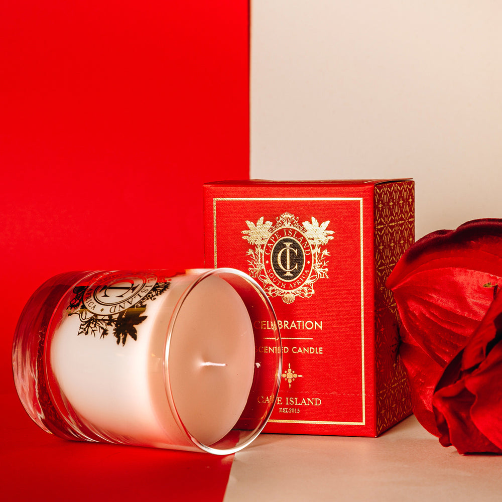 Red Celebration 250ml Candle - Cape Island