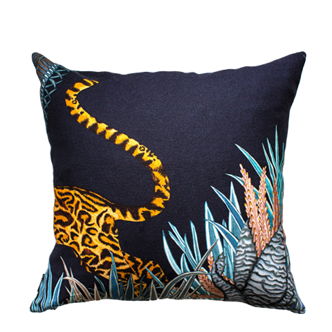 Ardmore Cheetah Kings Forest cushion cover — another view