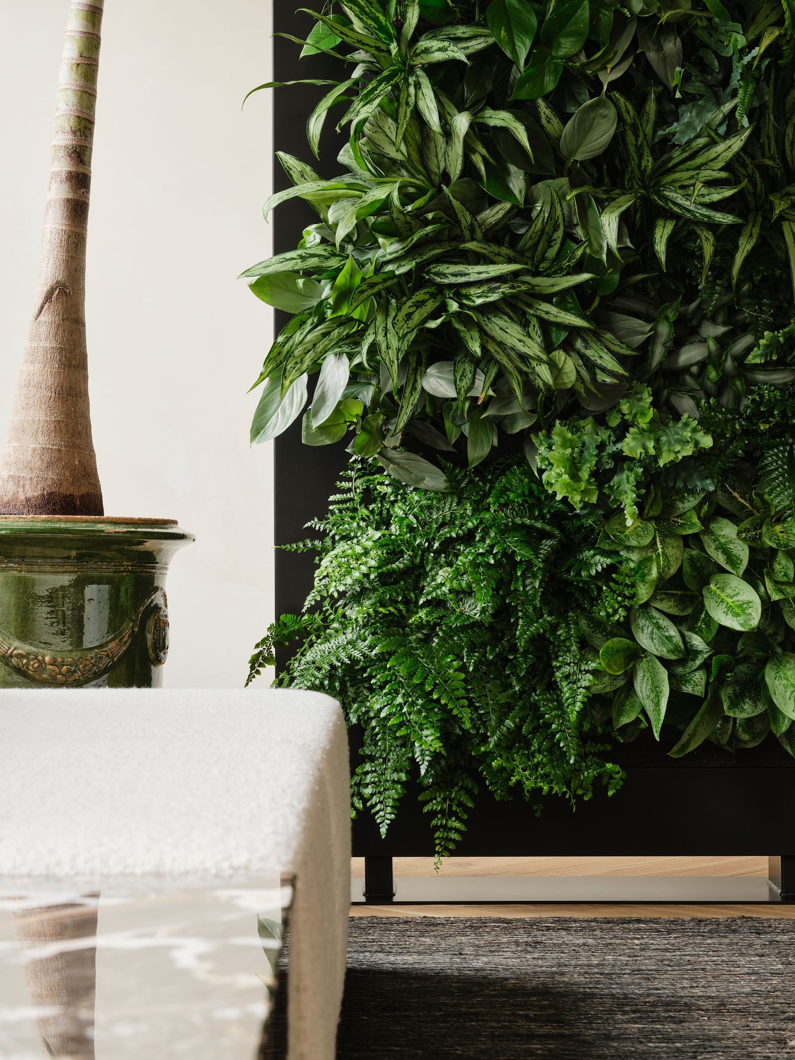 Living Wall Divider - 180.5cm - Black