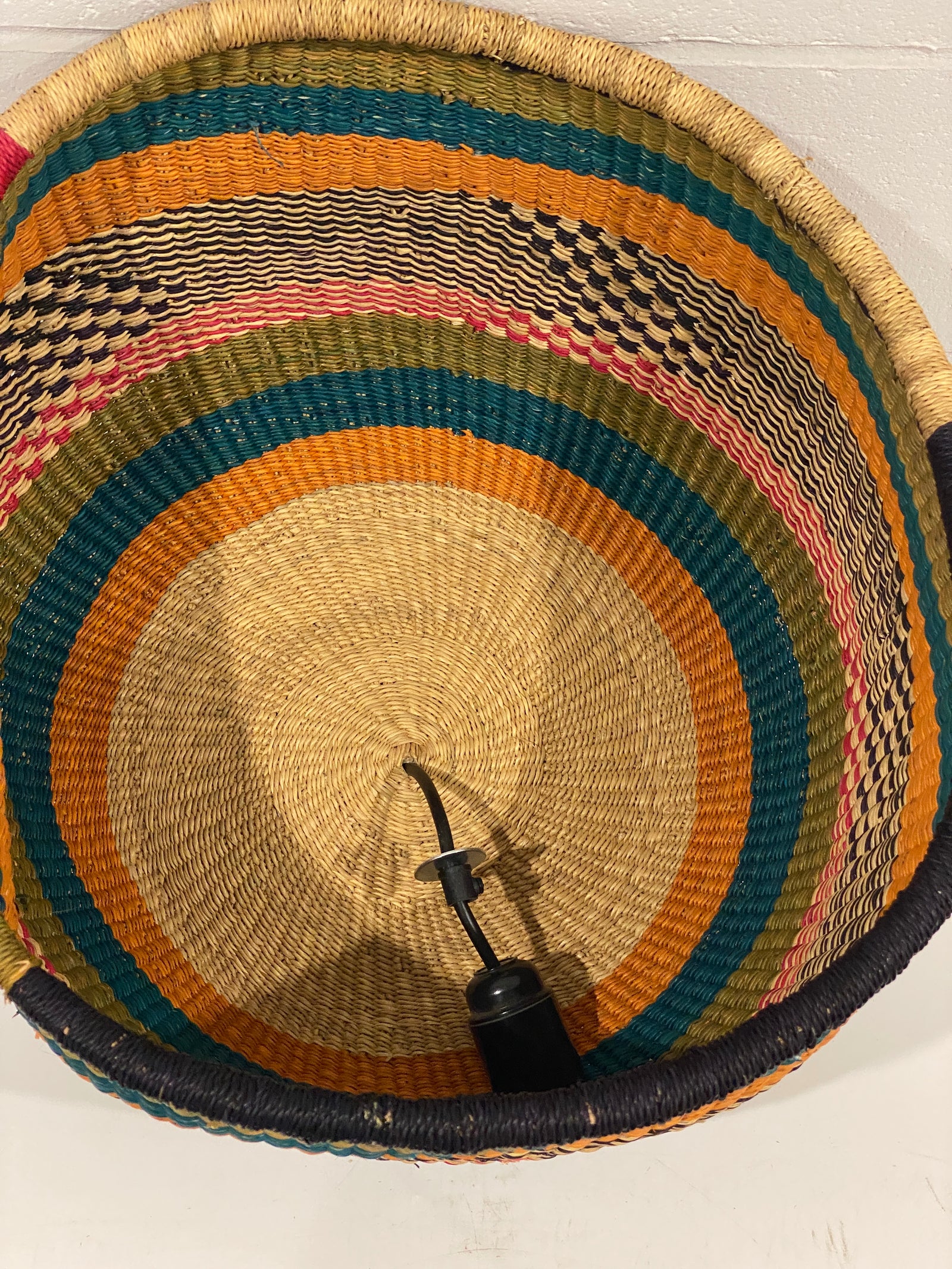 Hand Woven Basket Light - (123.3)