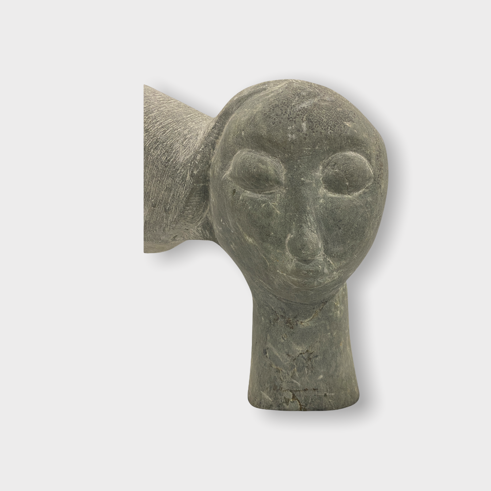 Stone head sculpture by Rizimu Chiwawa Zimbabwe (3005)