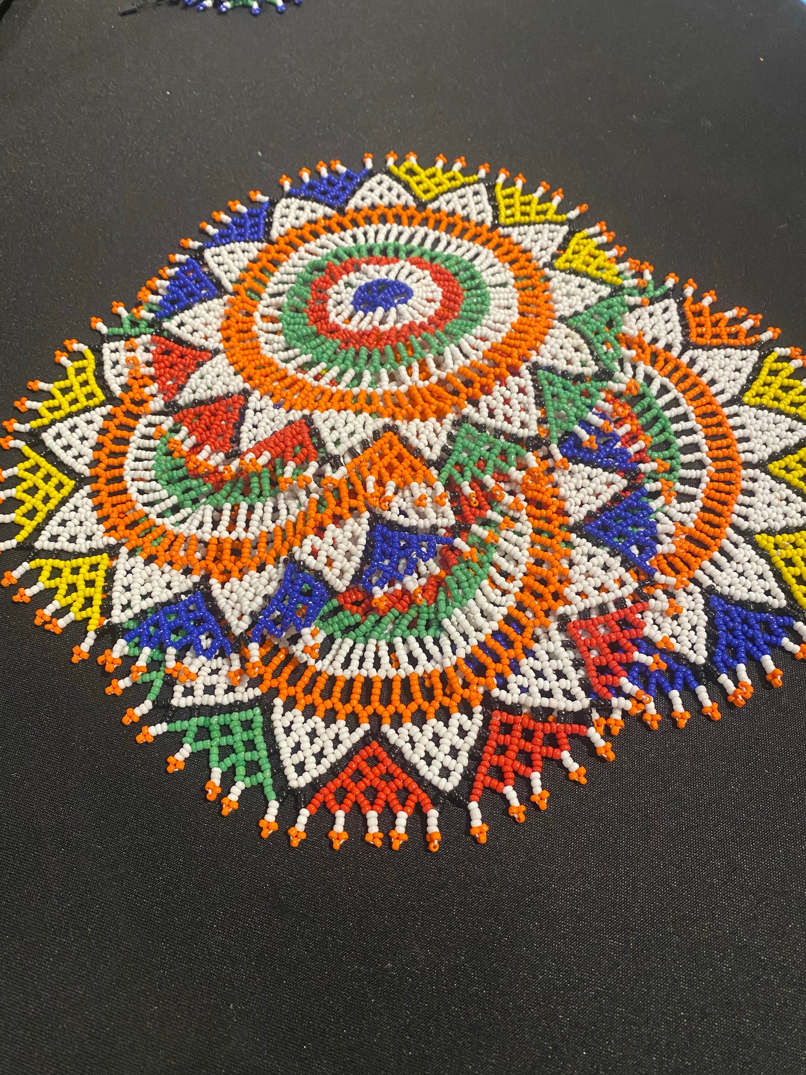 Beaded placemat set - South Africa