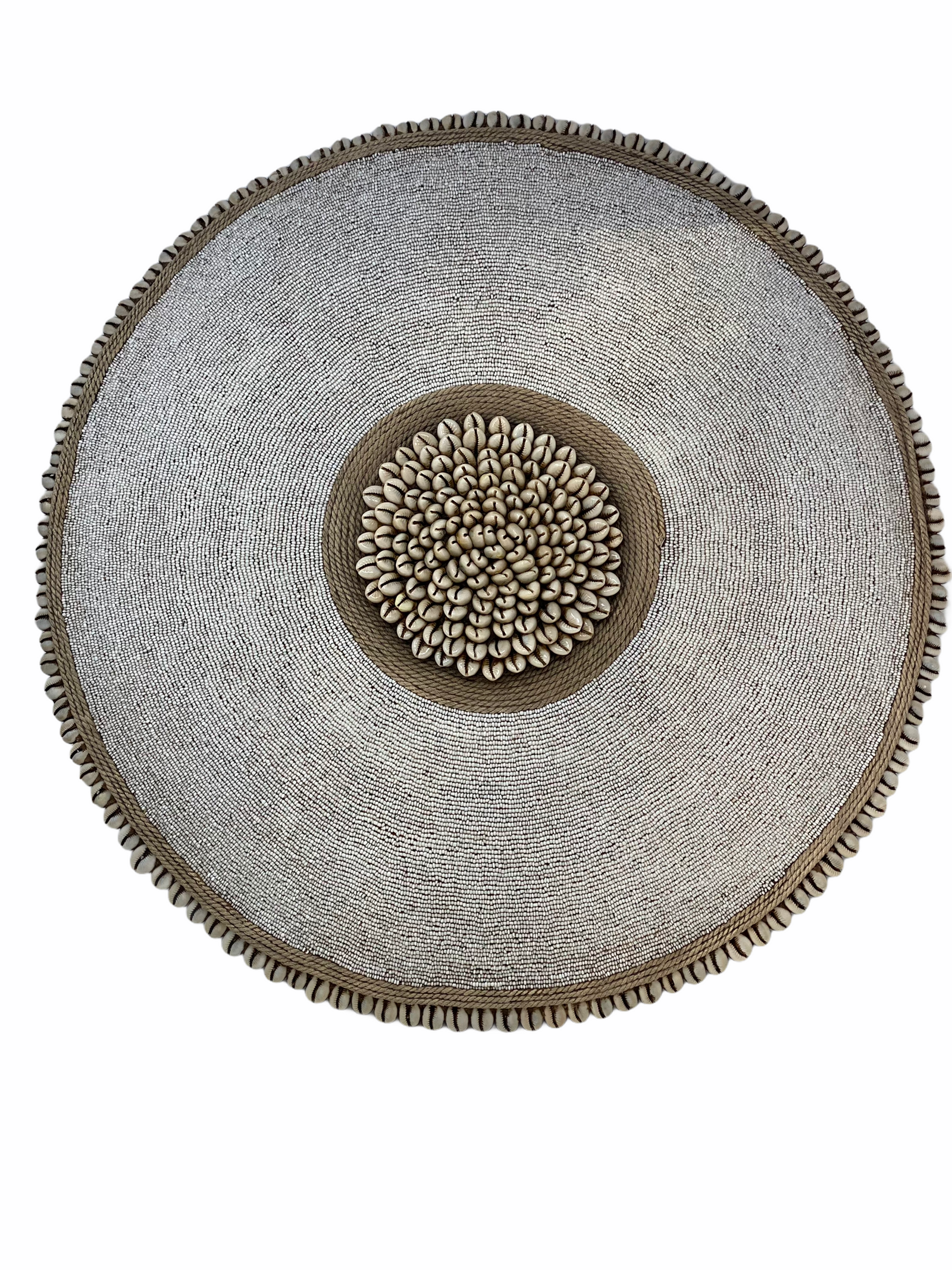 Cameroon Shield - L - 55cm - White