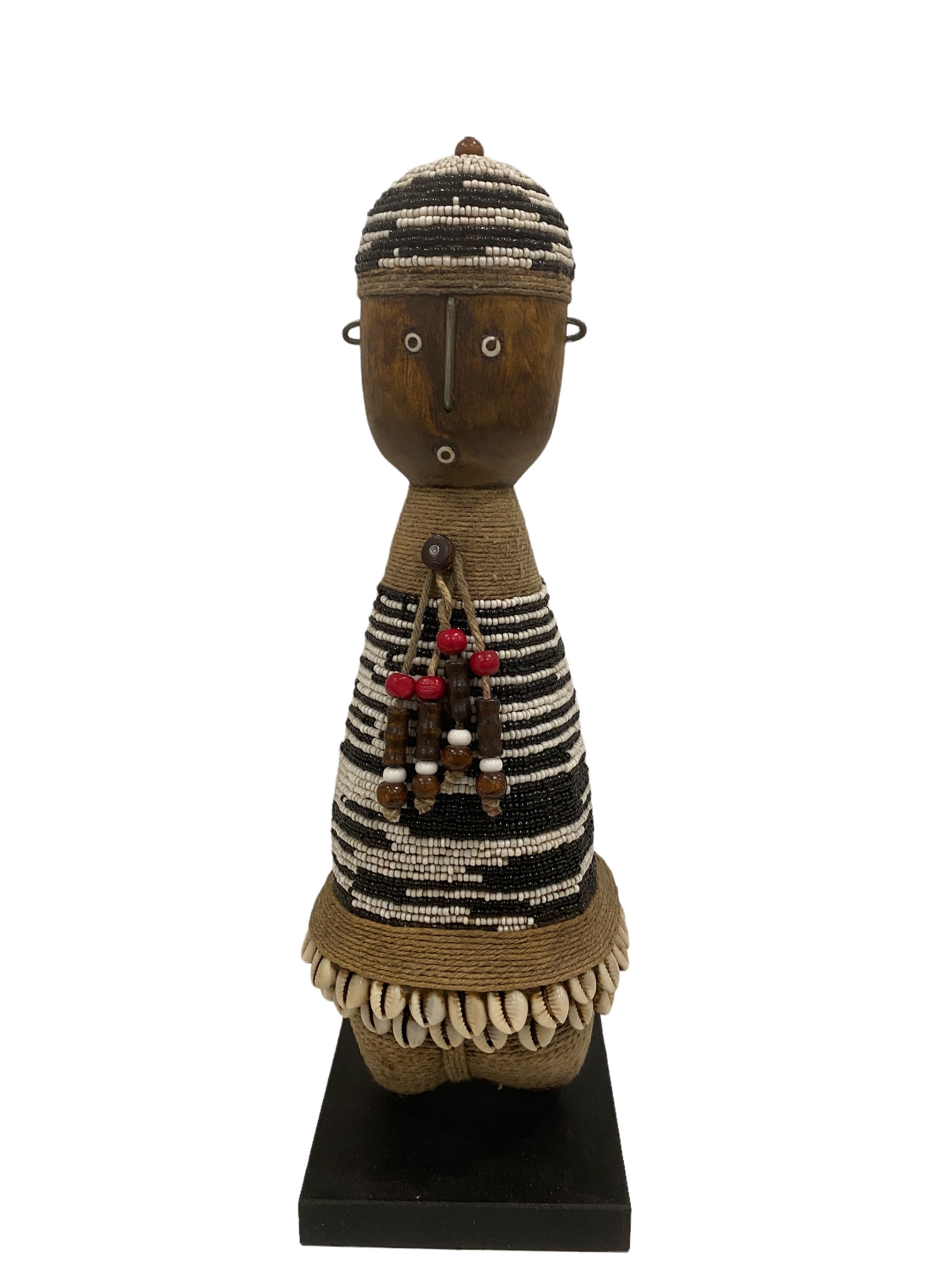 Namji Doll - Black n White beaded (1518)
