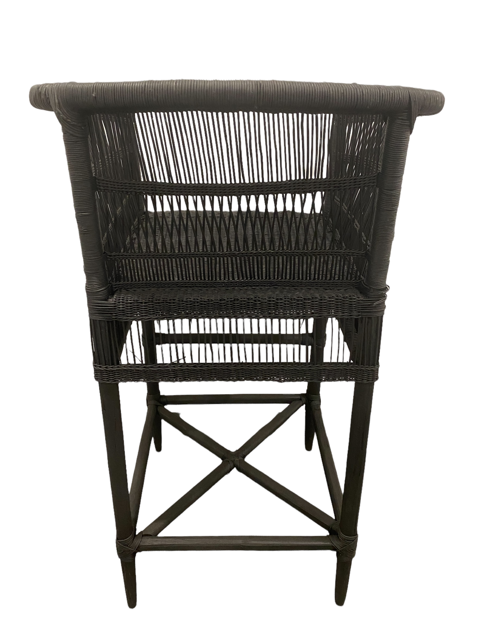 Malawi Bar Stool hand made - Matt Black