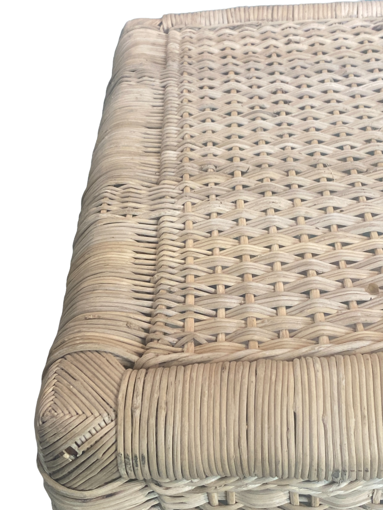 Malawi Rattan Ottoman/Bench- handmade (MB01)