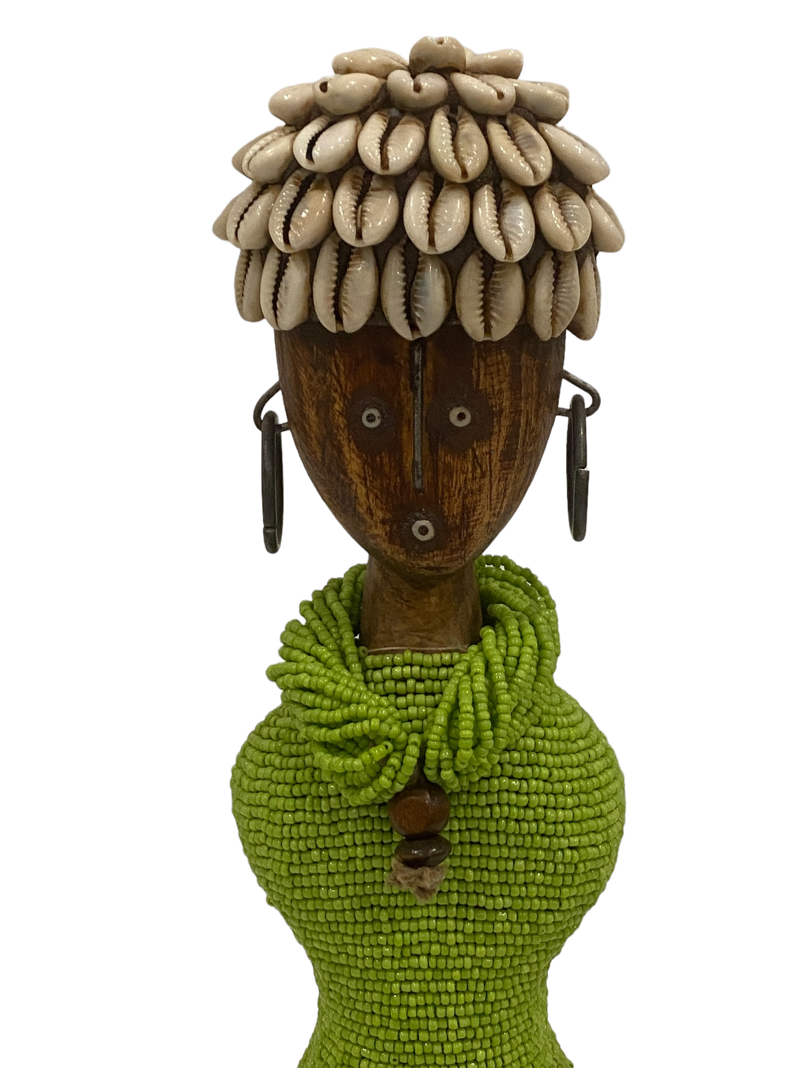 Namji Doll - Green beaded (1407)