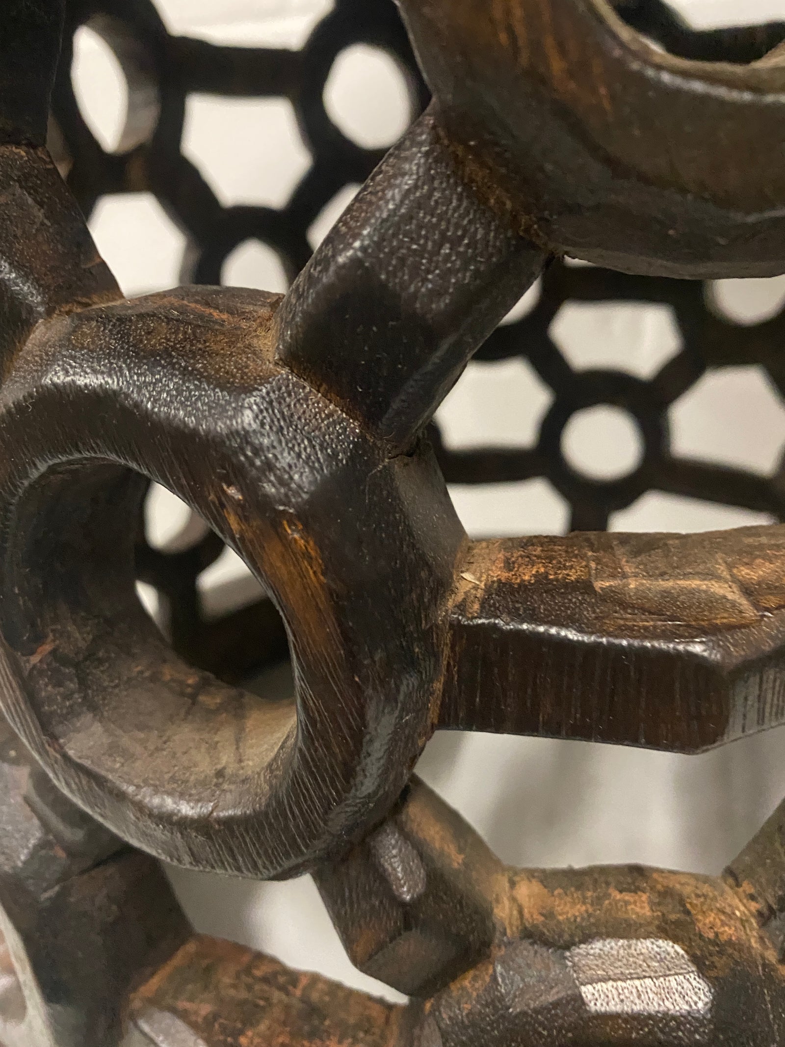 Vintage Bamileke Stool - (87.1)