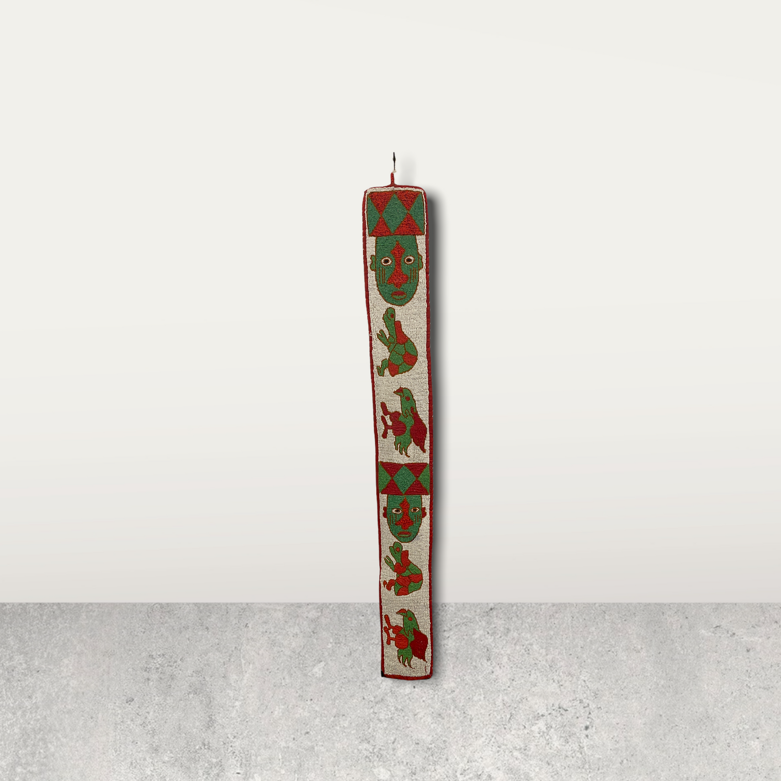 Yoruba Beaded Sash - Nigeria - Tortoise (10)