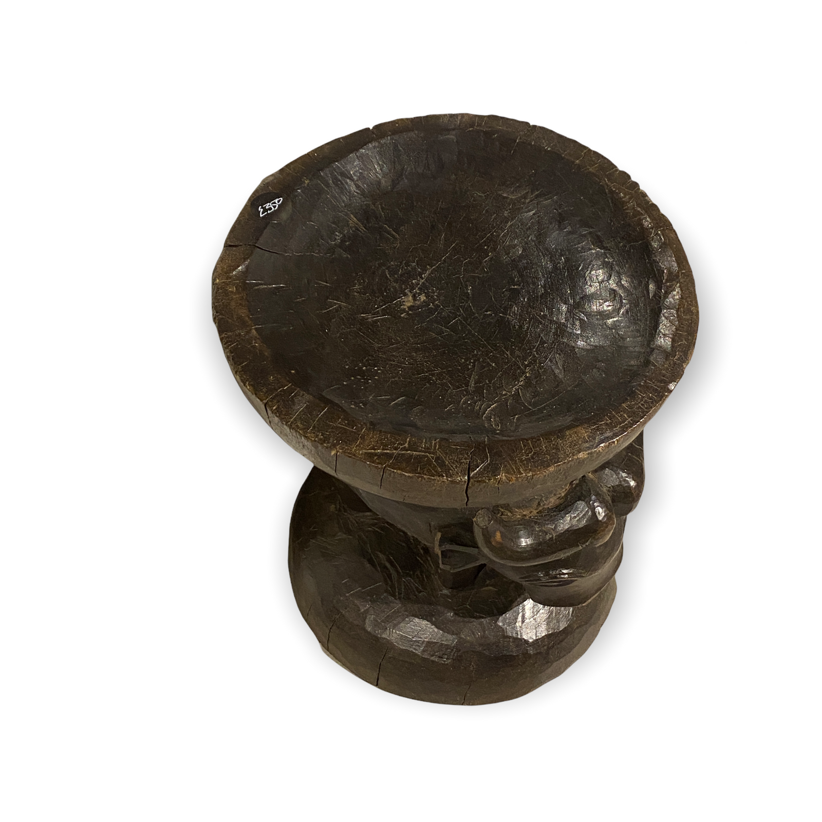 Tonga Stool - Old Buffalo hand carved (02)