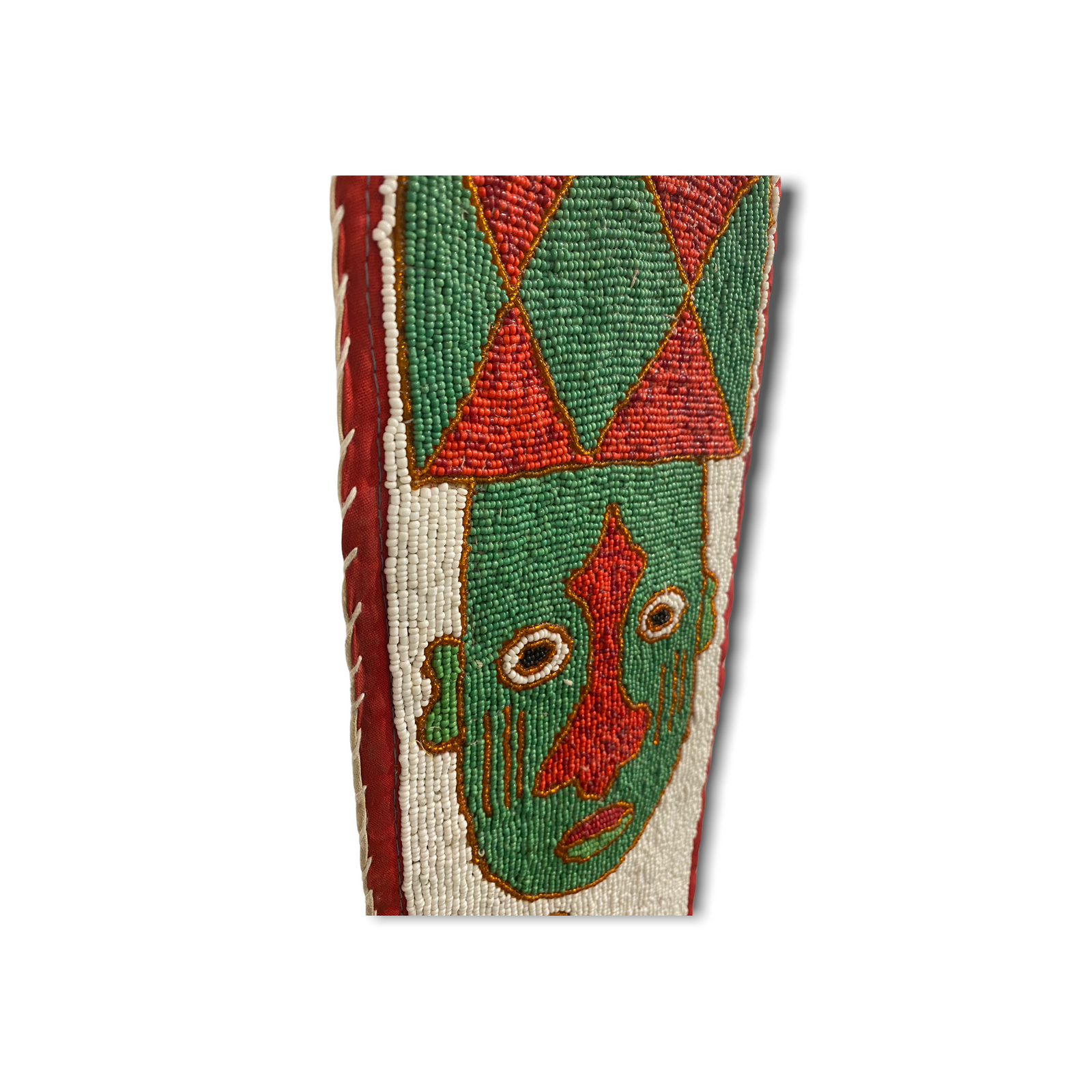 Yoruba Beaded Sash - Nigeria - Tortoise (10)