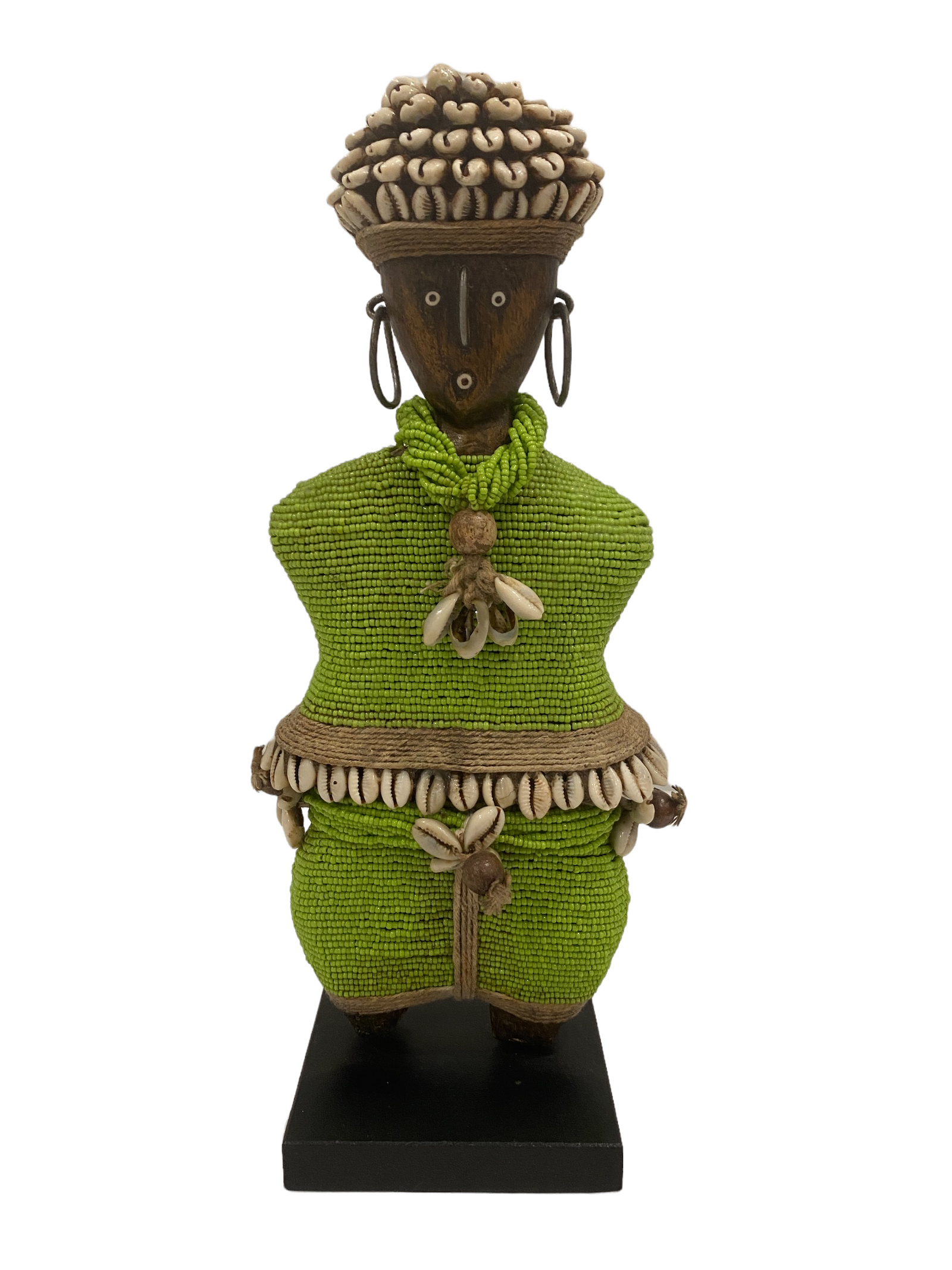 Namji Doll - Green beaded (1405)