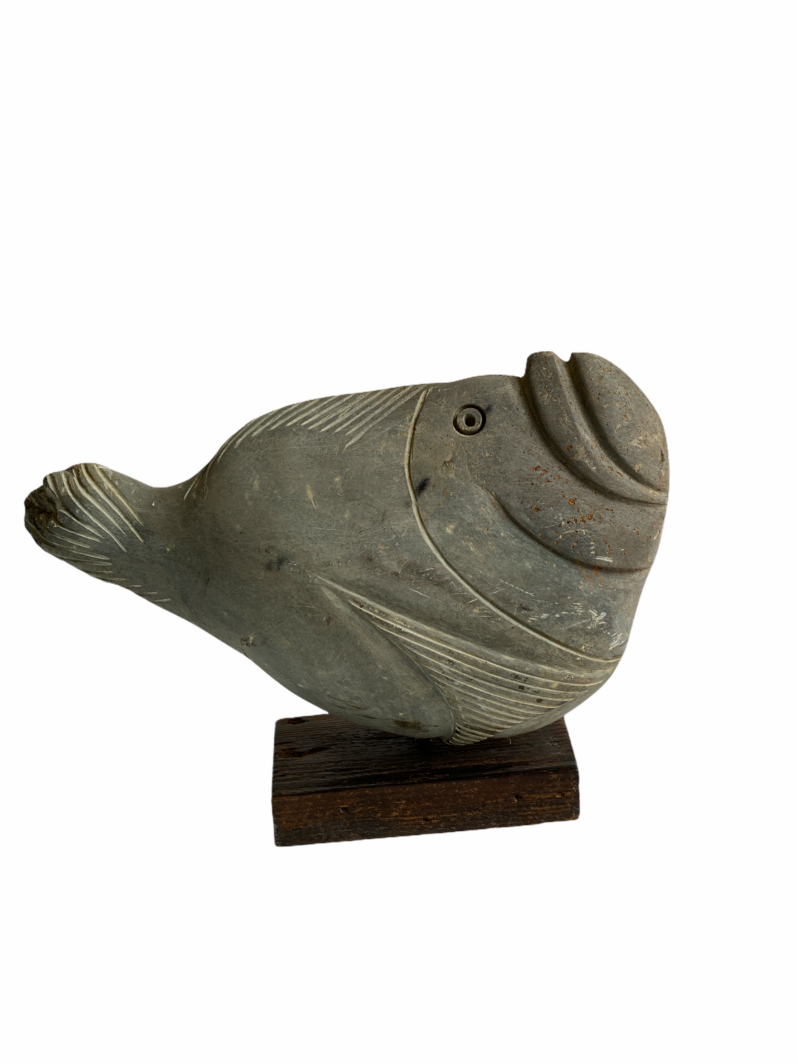 Stone Fish Sculpture - Zimbabwe (01)