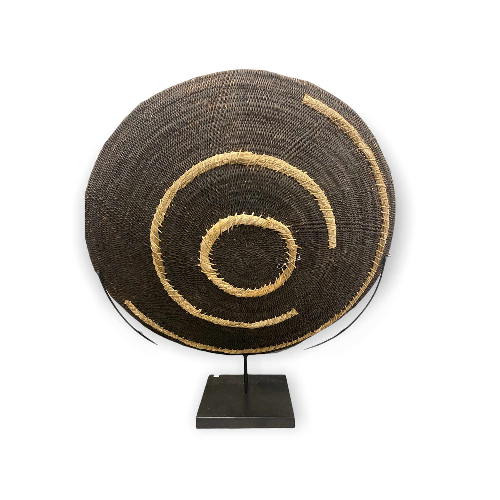 Vintage Makenge Basket (09) - Zambia (on stand)
