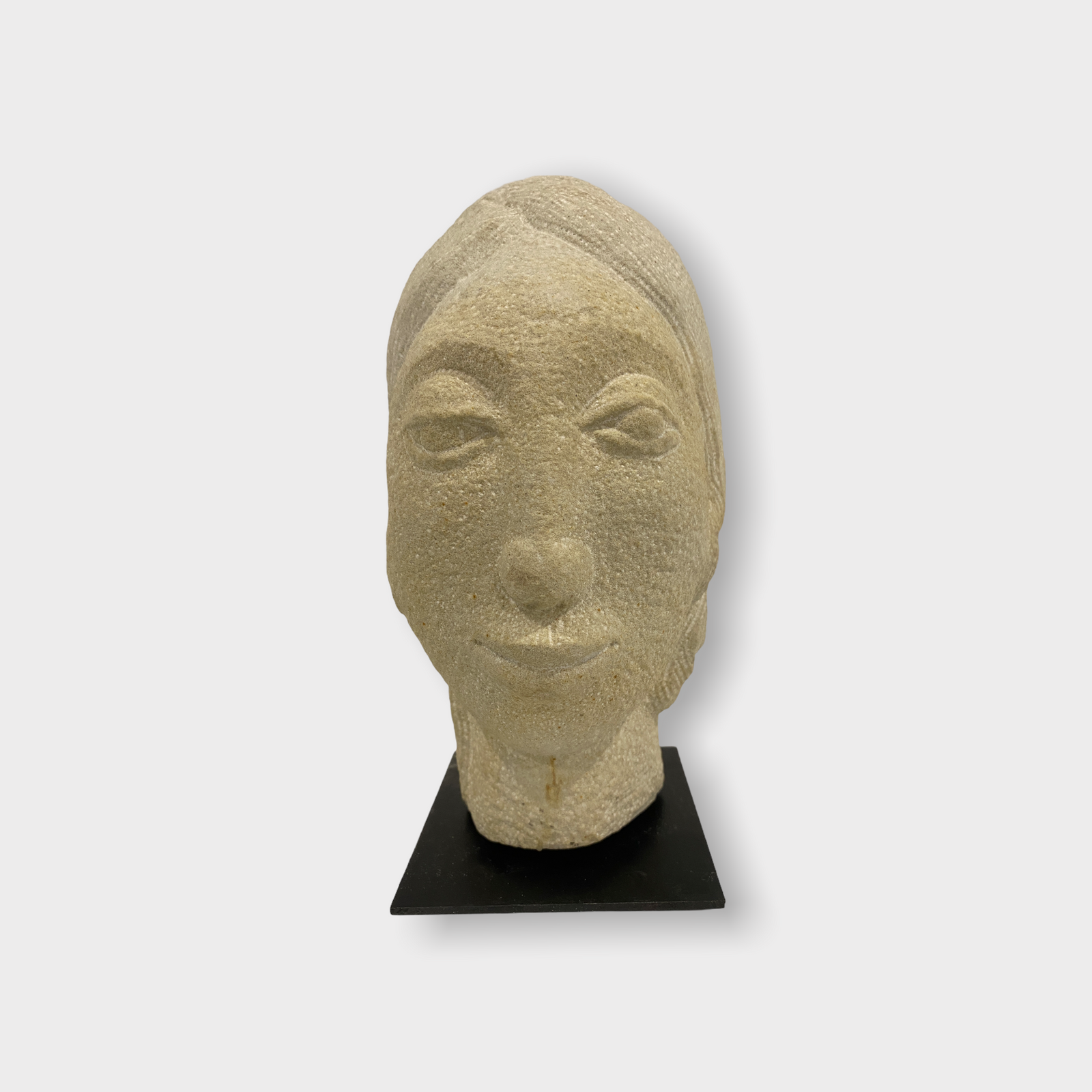 Stone head sculpture by Rizimu Chiwawa Zimbabwe (3106)