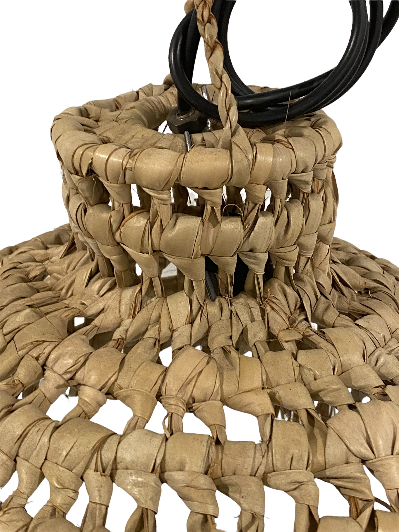 Palm leaf lamp shade- Mozambique - (54.1)