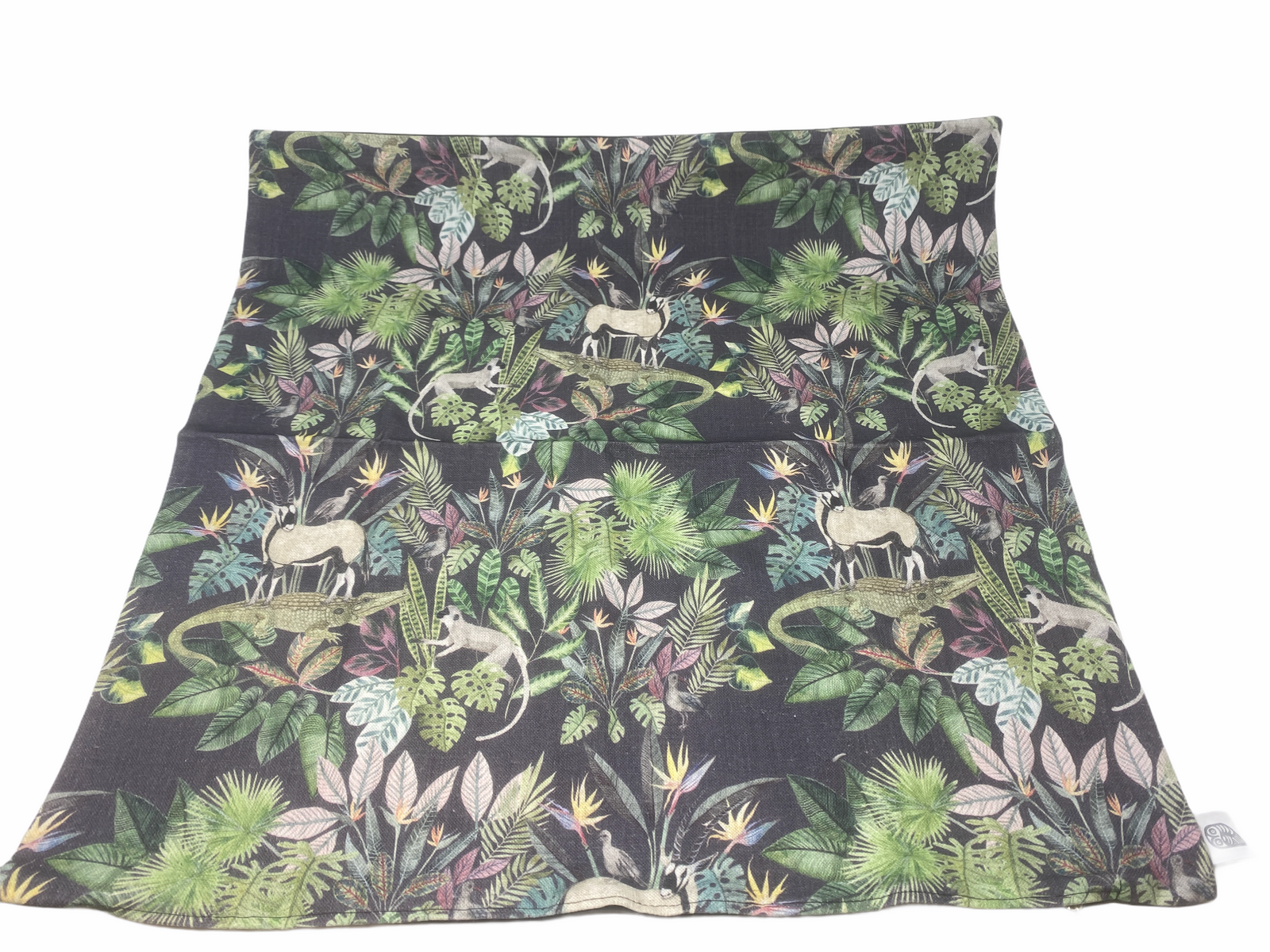 Wildlings jungle-print scatter cushion cover in cotton, 60cm